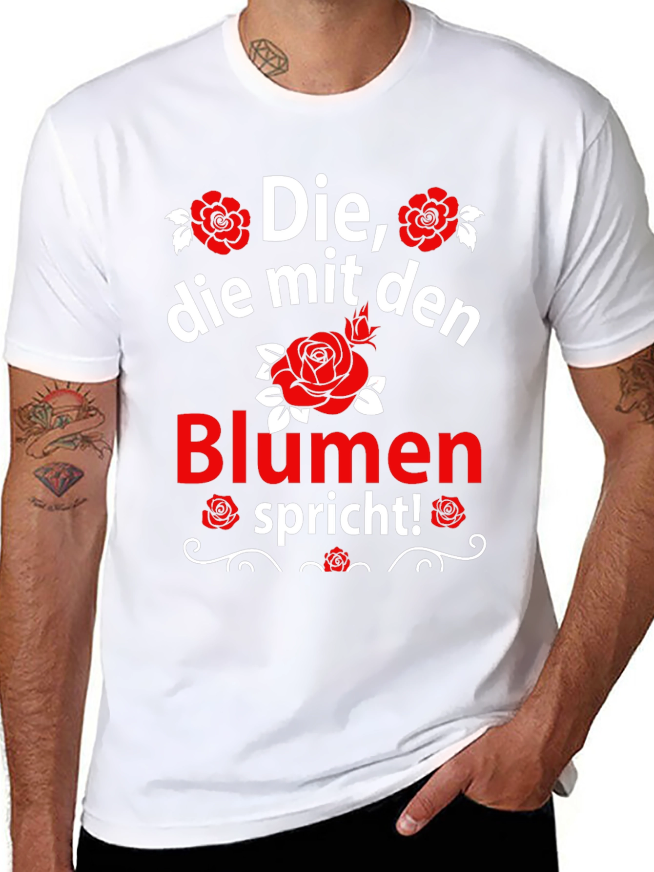 Die mit den Blumen Spricht! T-Shirt