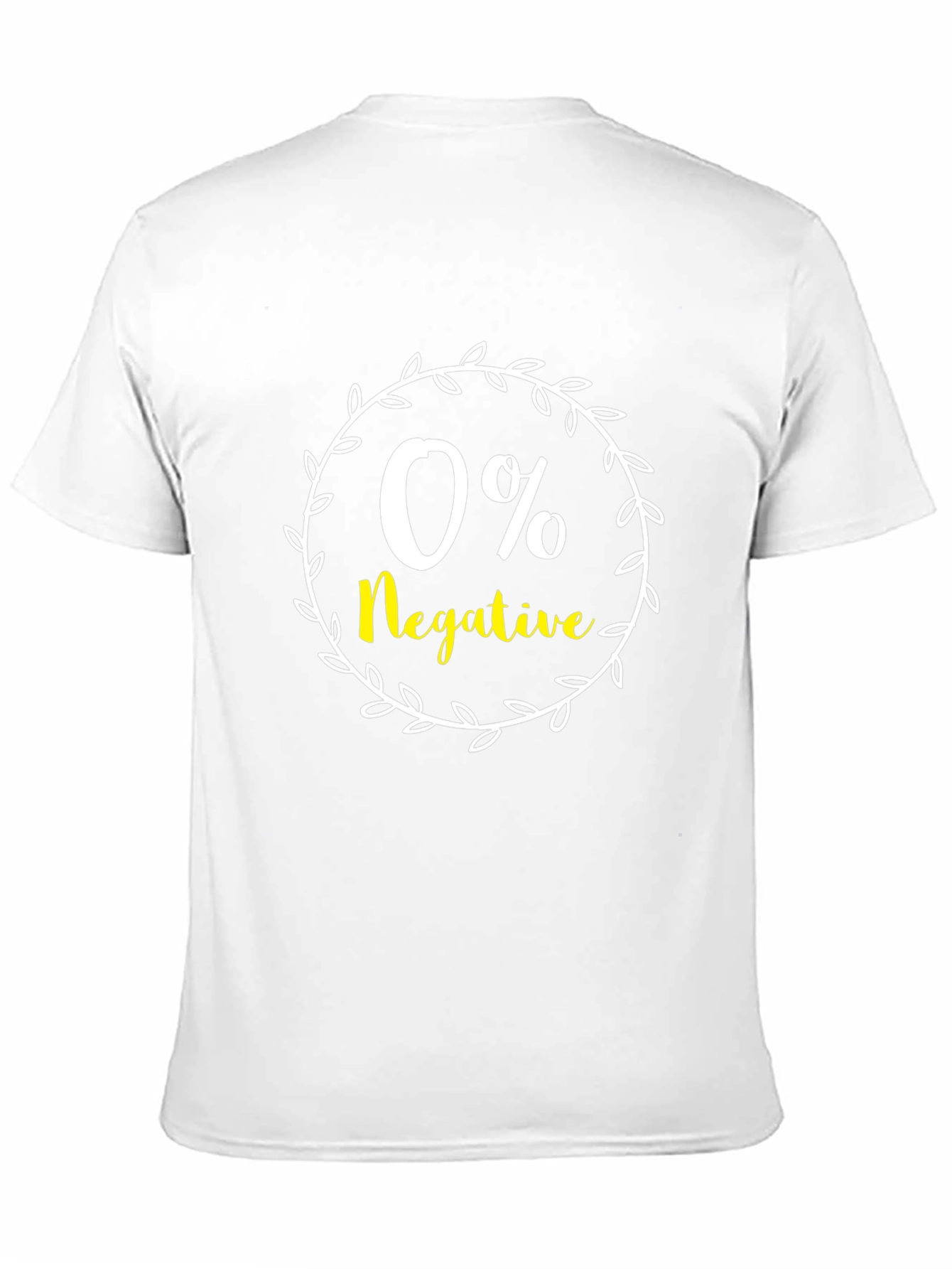Optimistic 0% Negative Graphic Tee