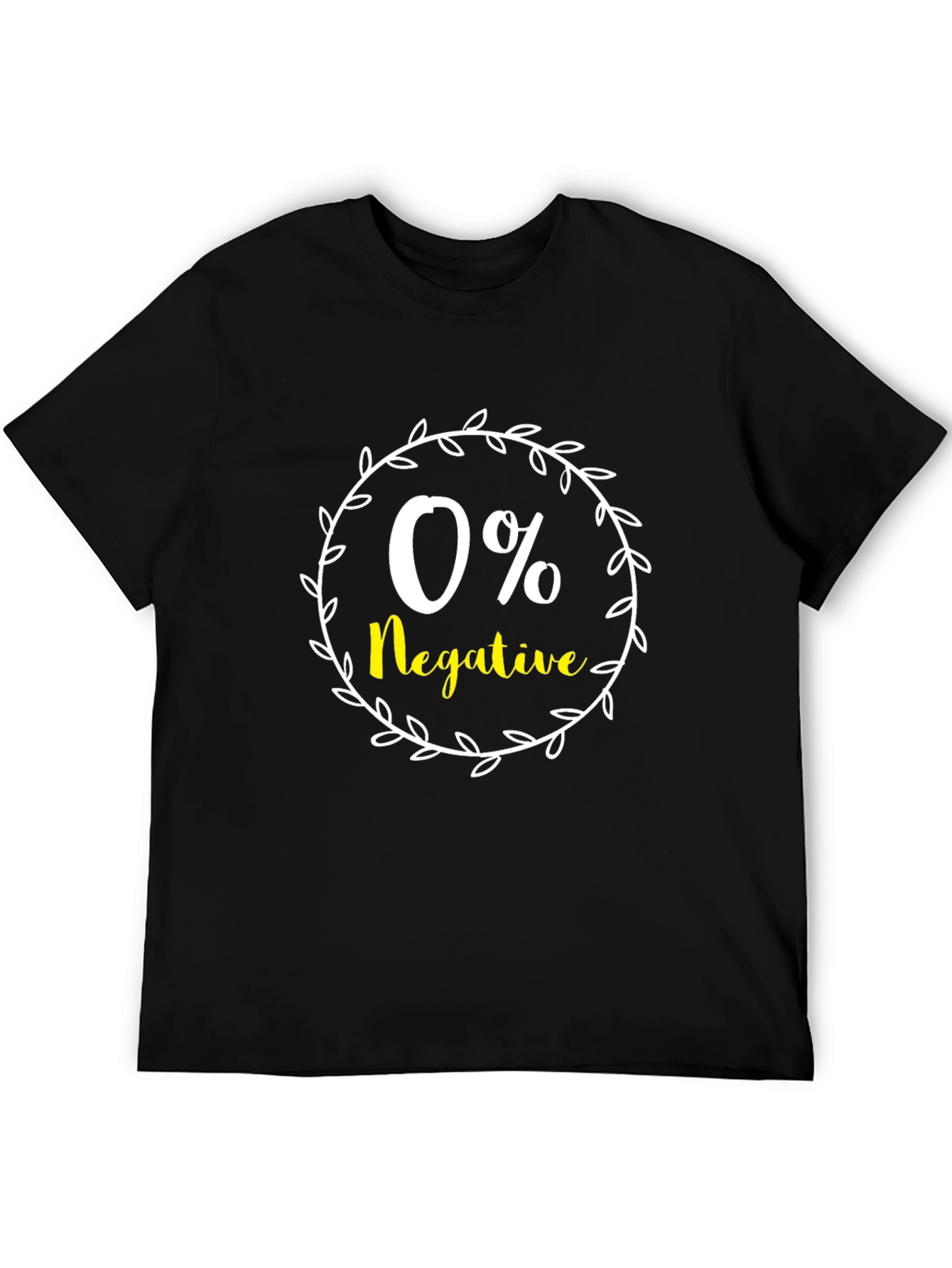 Optimistic 0% Negative Graphic Tee