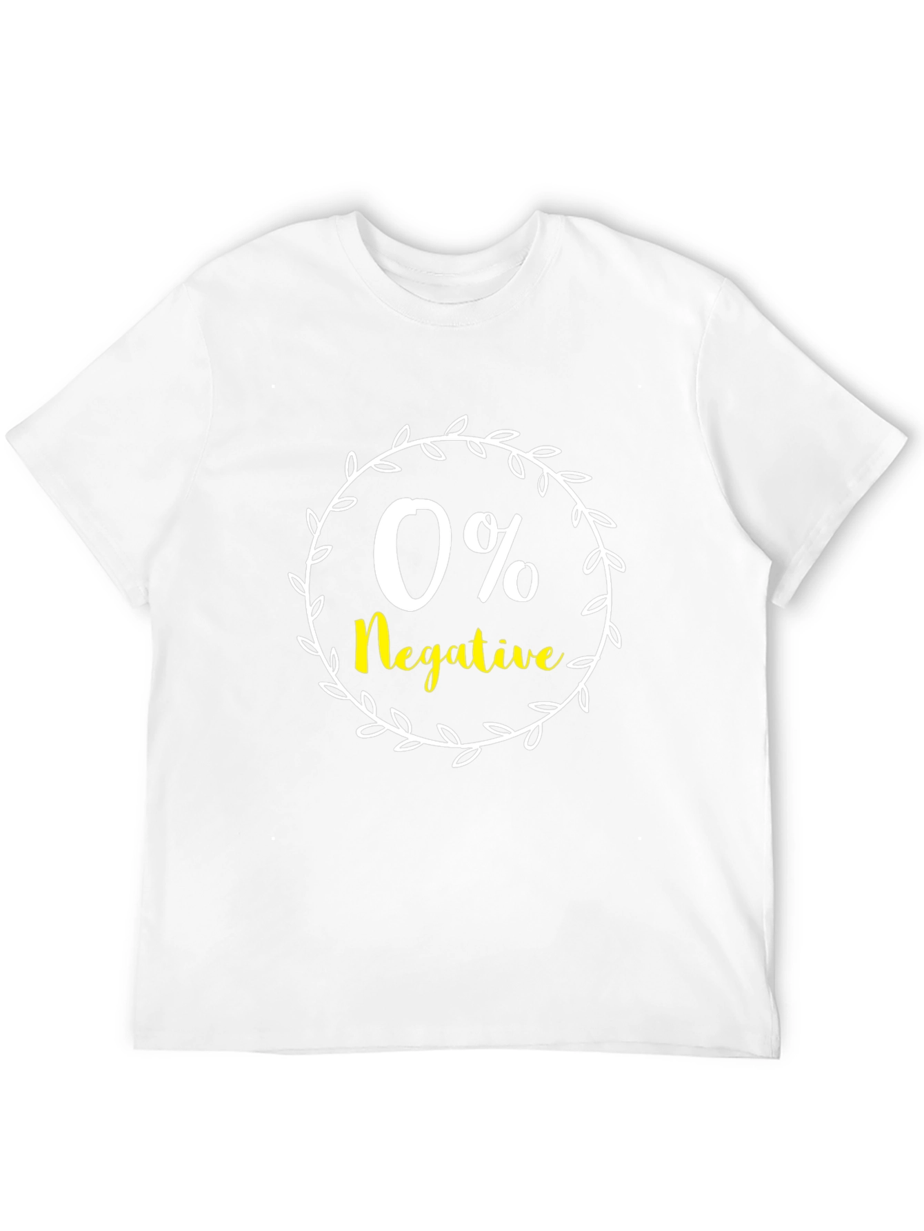 Optimistic 0% Negative Graphic Tee