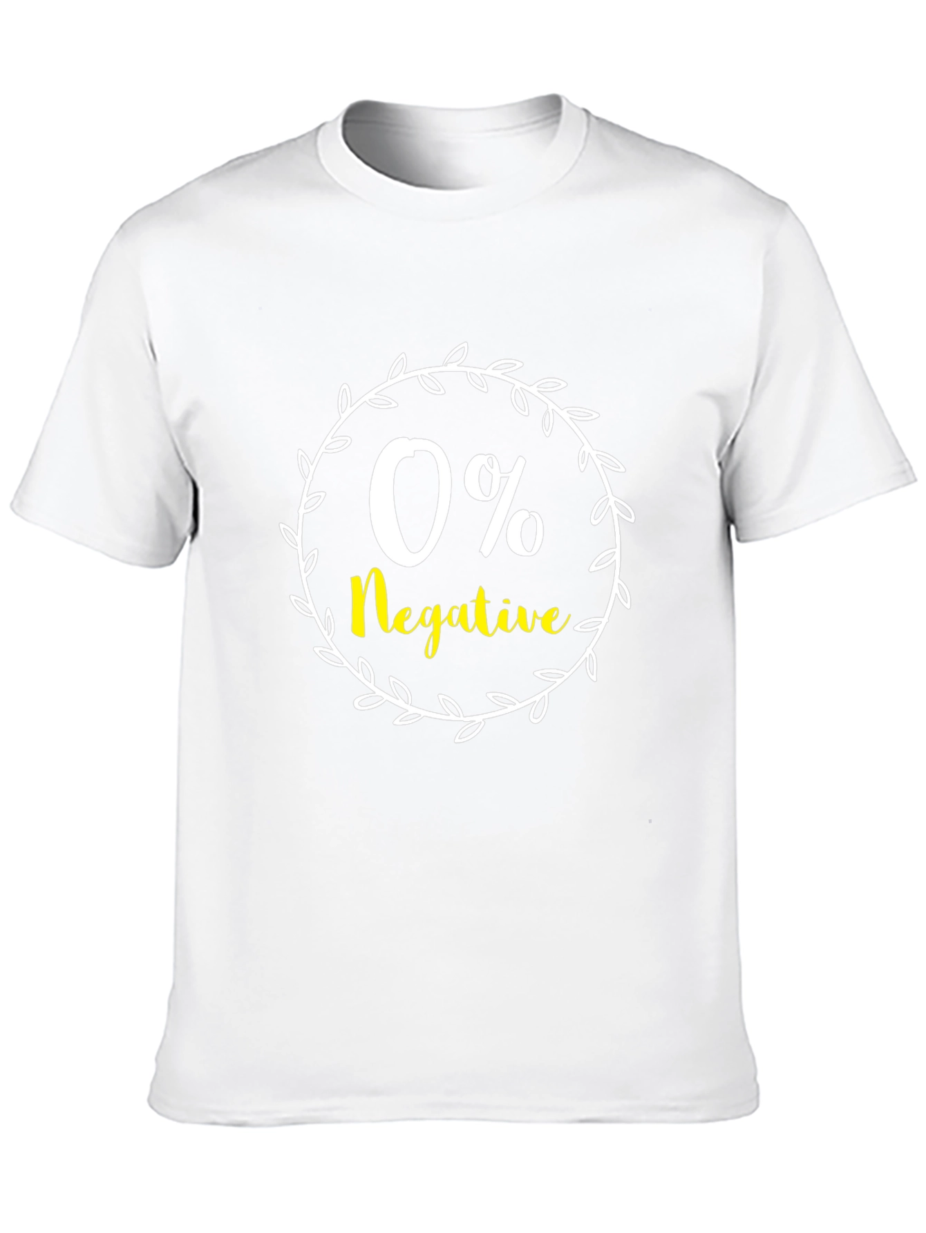 Optimistic 0% Negative Graphic Tee