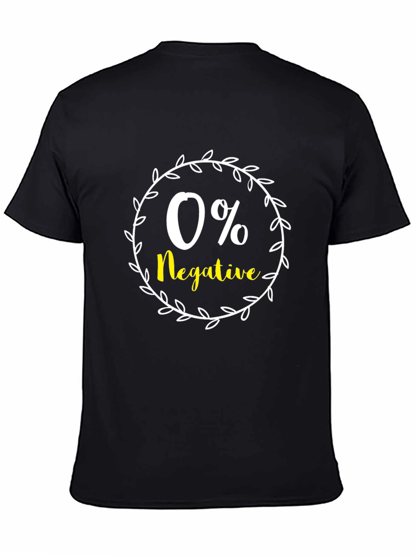 Optimistic 0% Negative Graphic Tee