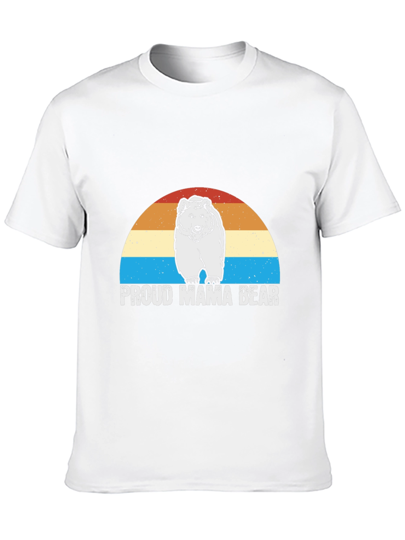 Proud Mama Bear T-Shirt - Black