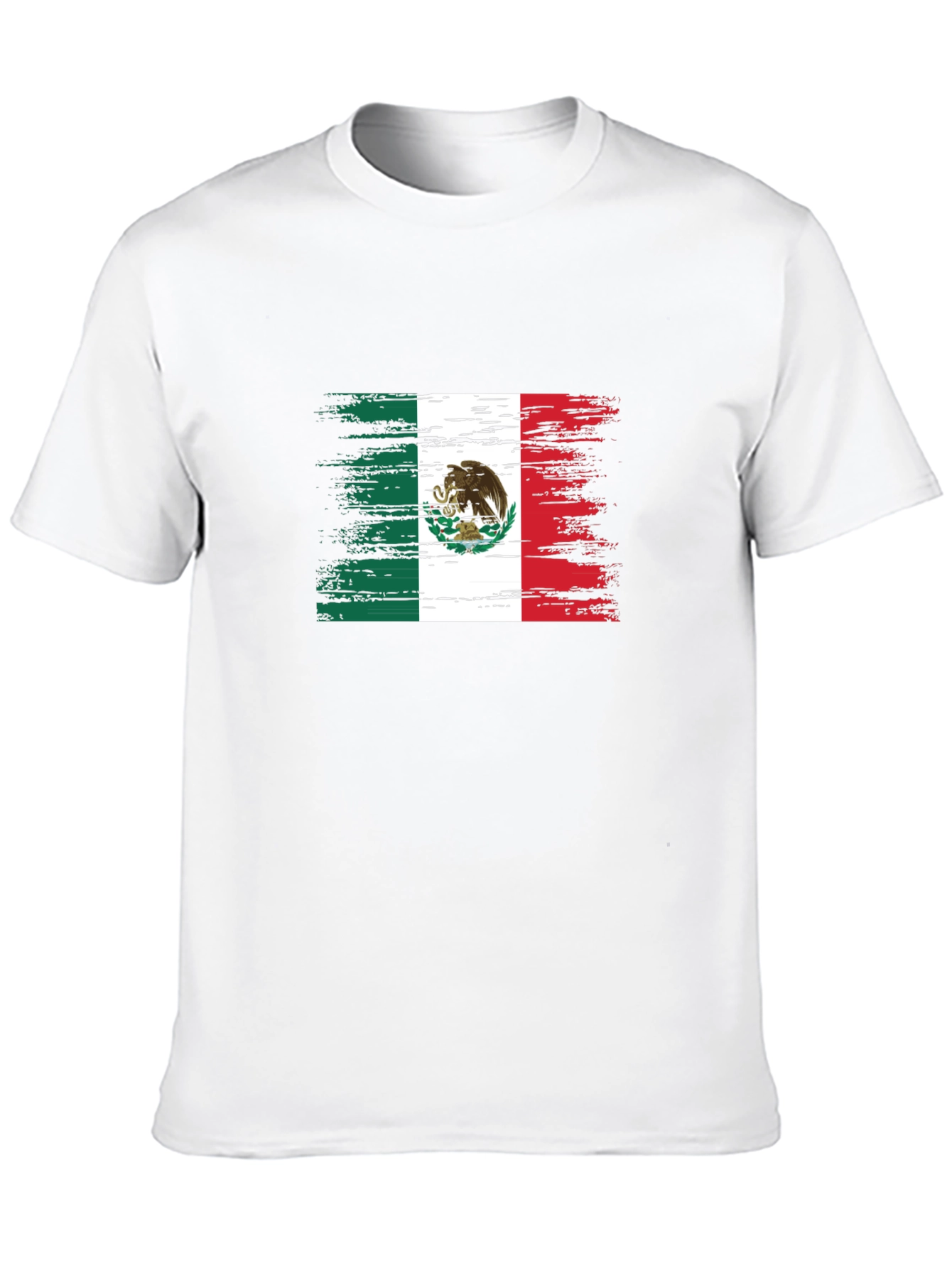 Mexico Flag T-Shirt - Distressed Graphic Tee
