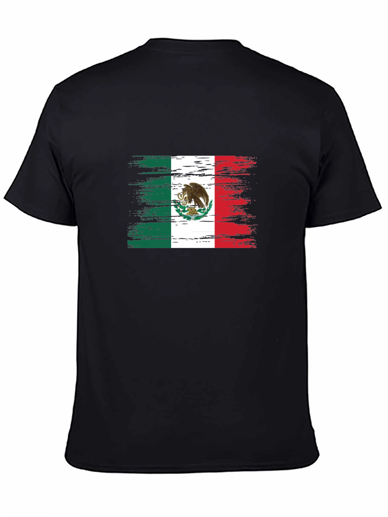 Mexico Flag T-Shirt - Distressed Graphic Tee