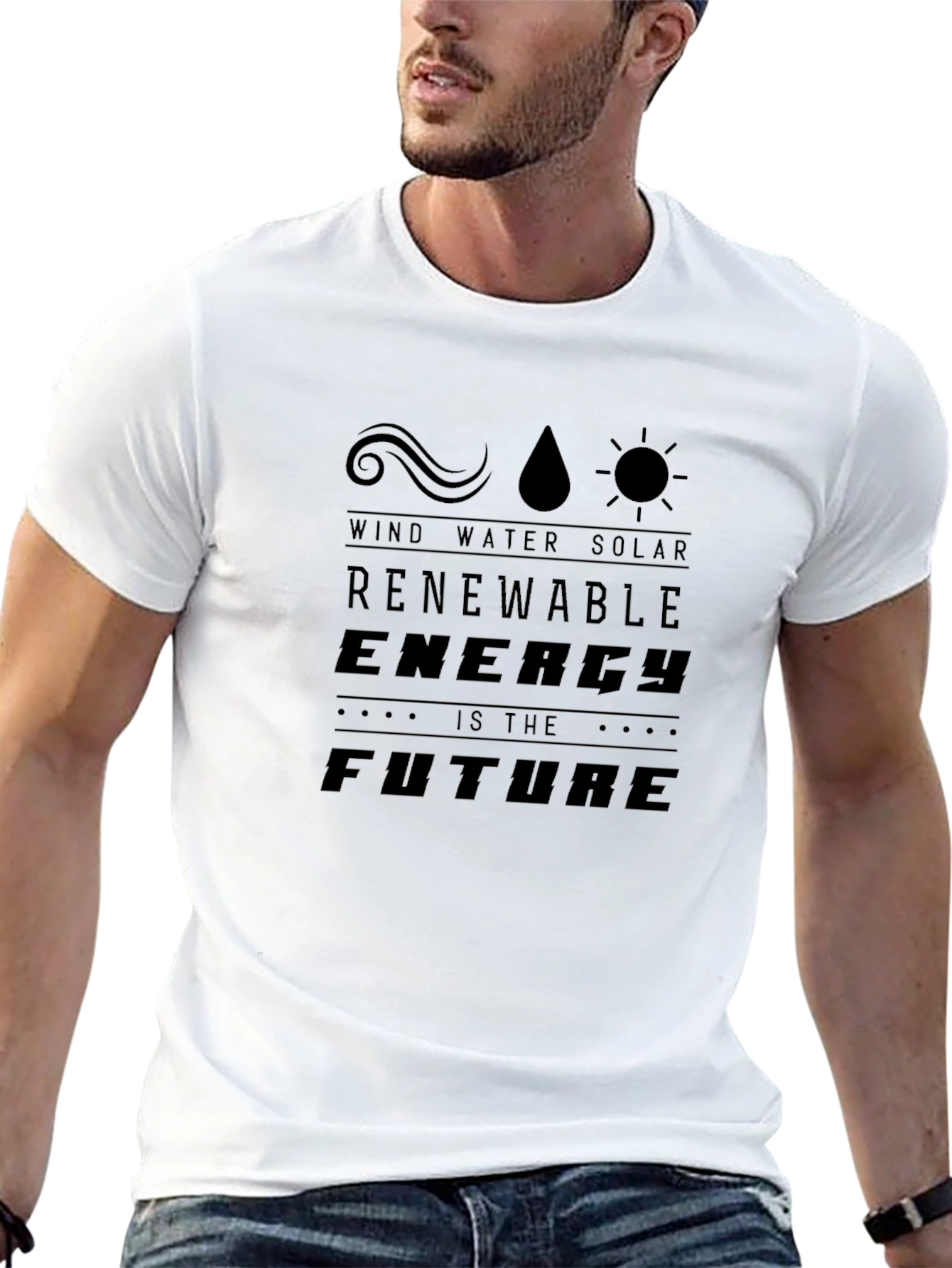Renewable Energy T-Shirt - Future Focused Design
