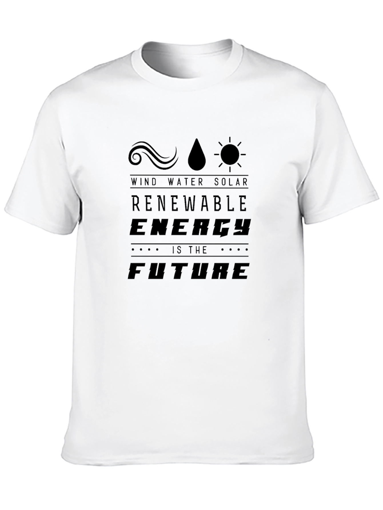 Renewable Energy T-Shirt - Future Focused Design
