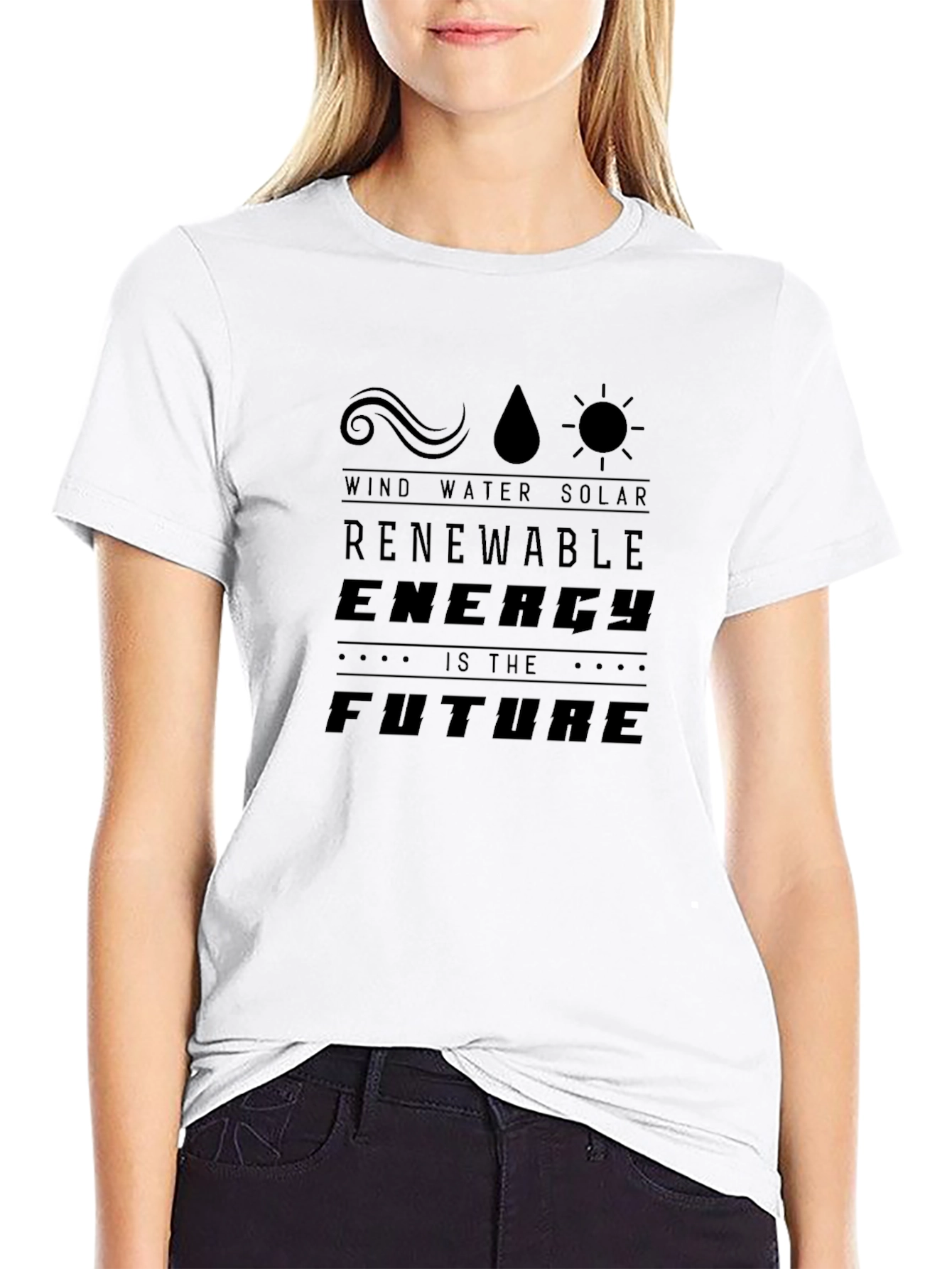 Renewable Energy T-Shirt - Future Focused Design
