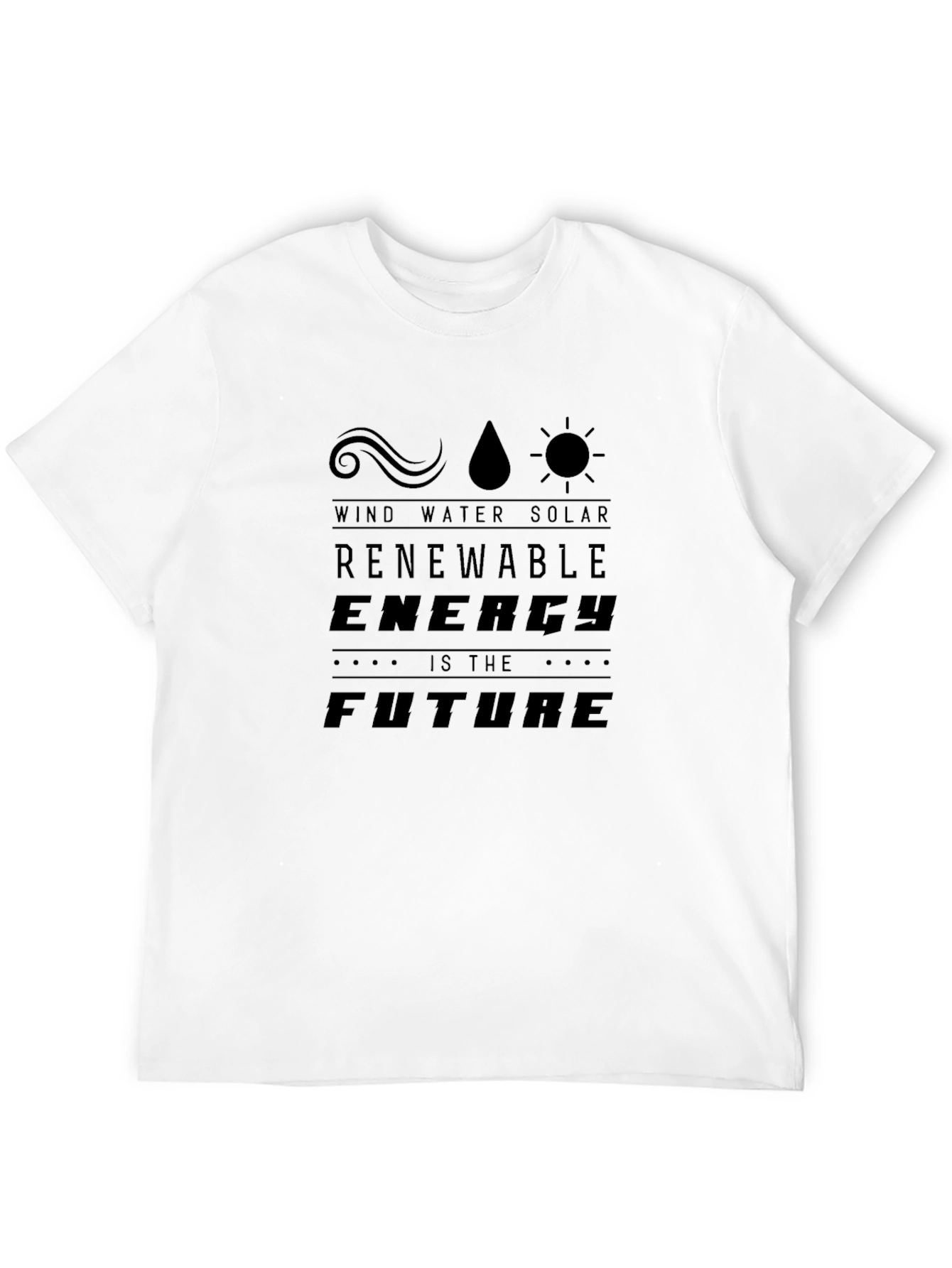 Renewable Energy T-Shirt - Future Focused Design