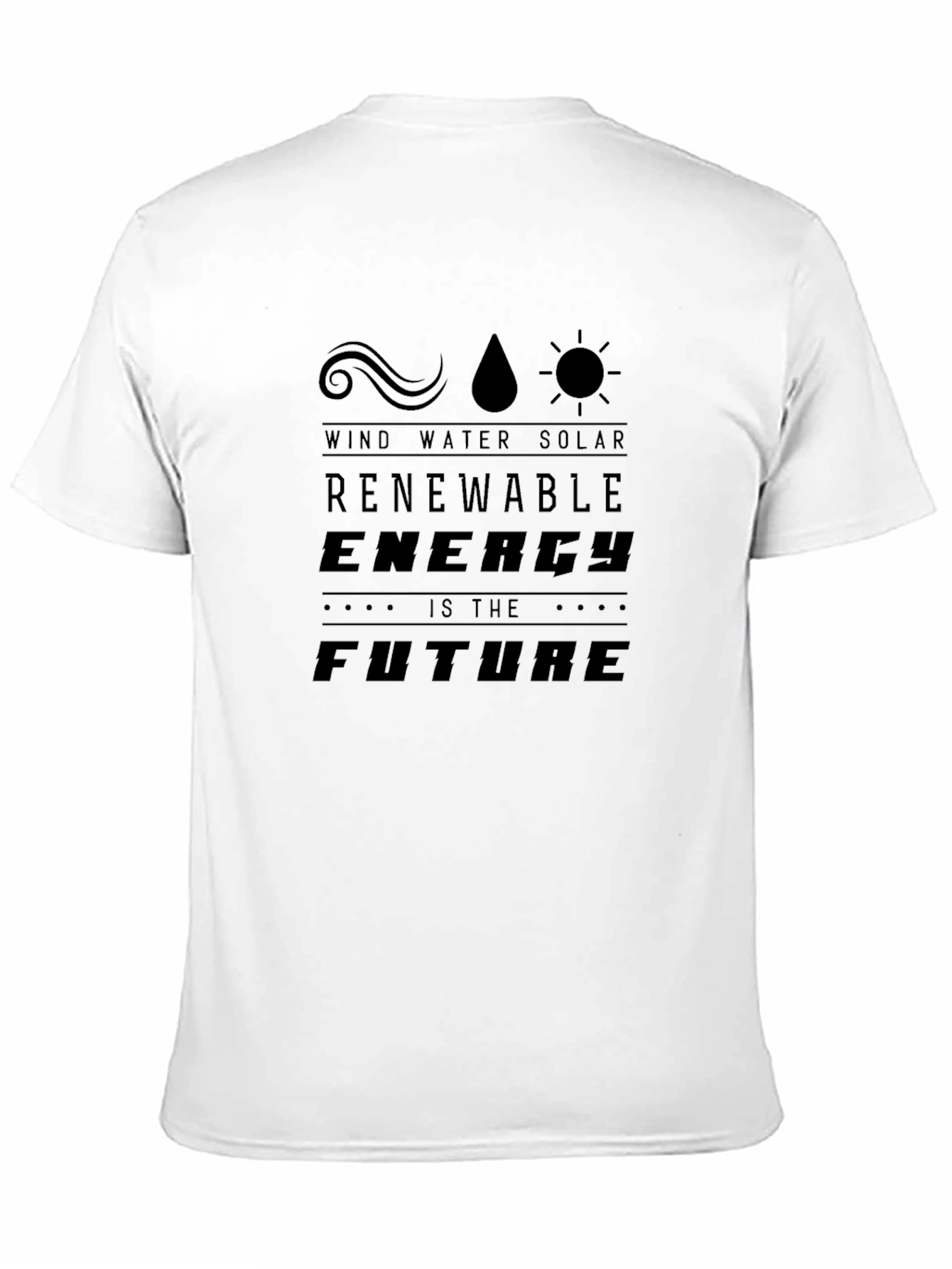 Renewable Energy T-Shirt - Future Focused Design