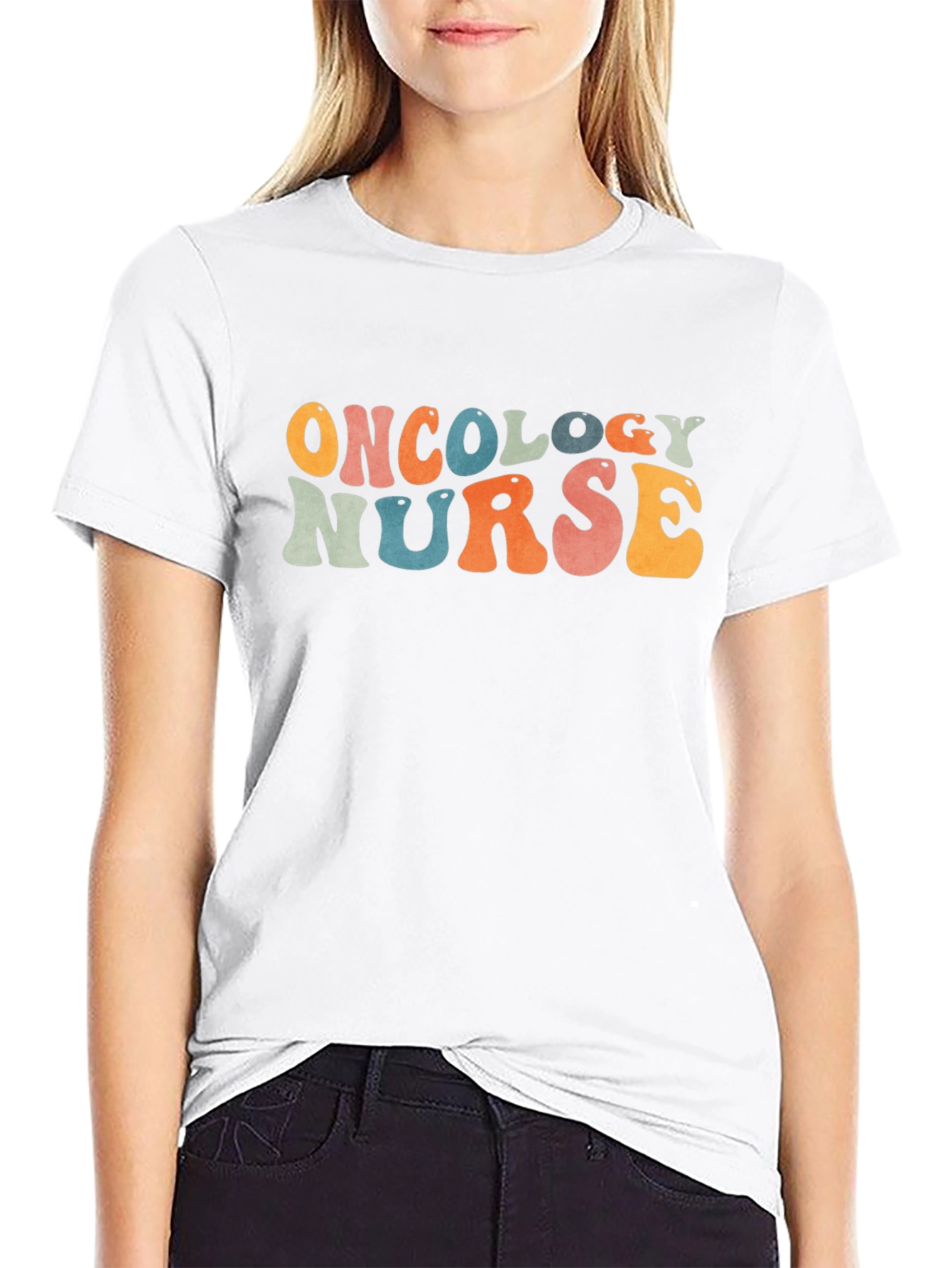 Oncology Nurse Retro T-Shirt - Gift for Nurses