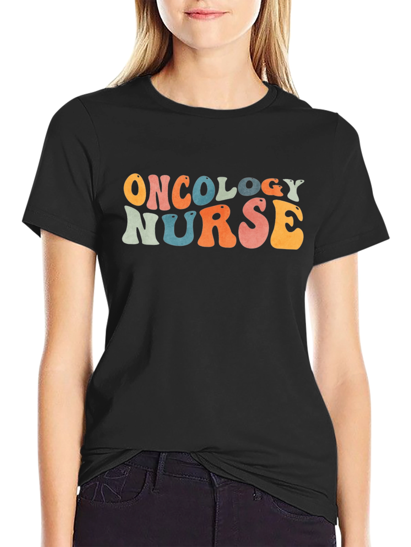 Oncology Nurse Retro T-Shirt - Gift for Nurses