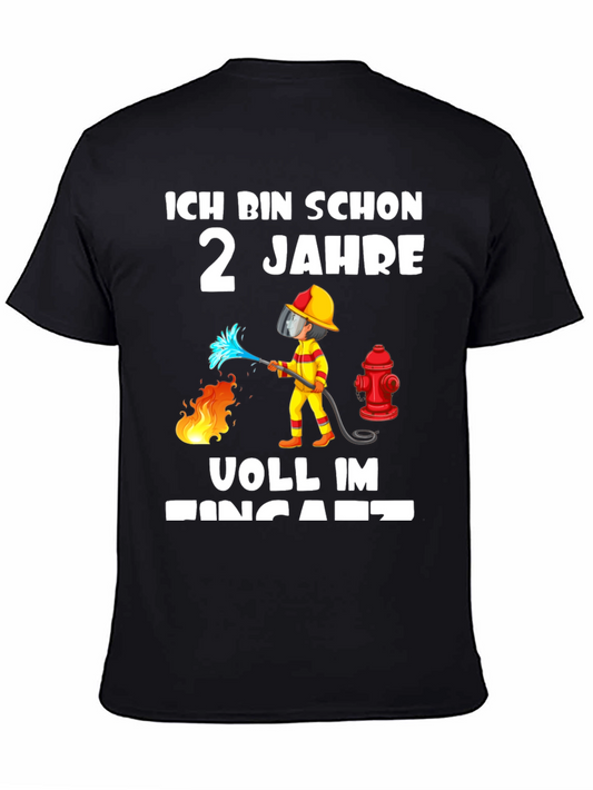 2 Jahre Feuerwehrmann T-Shirt