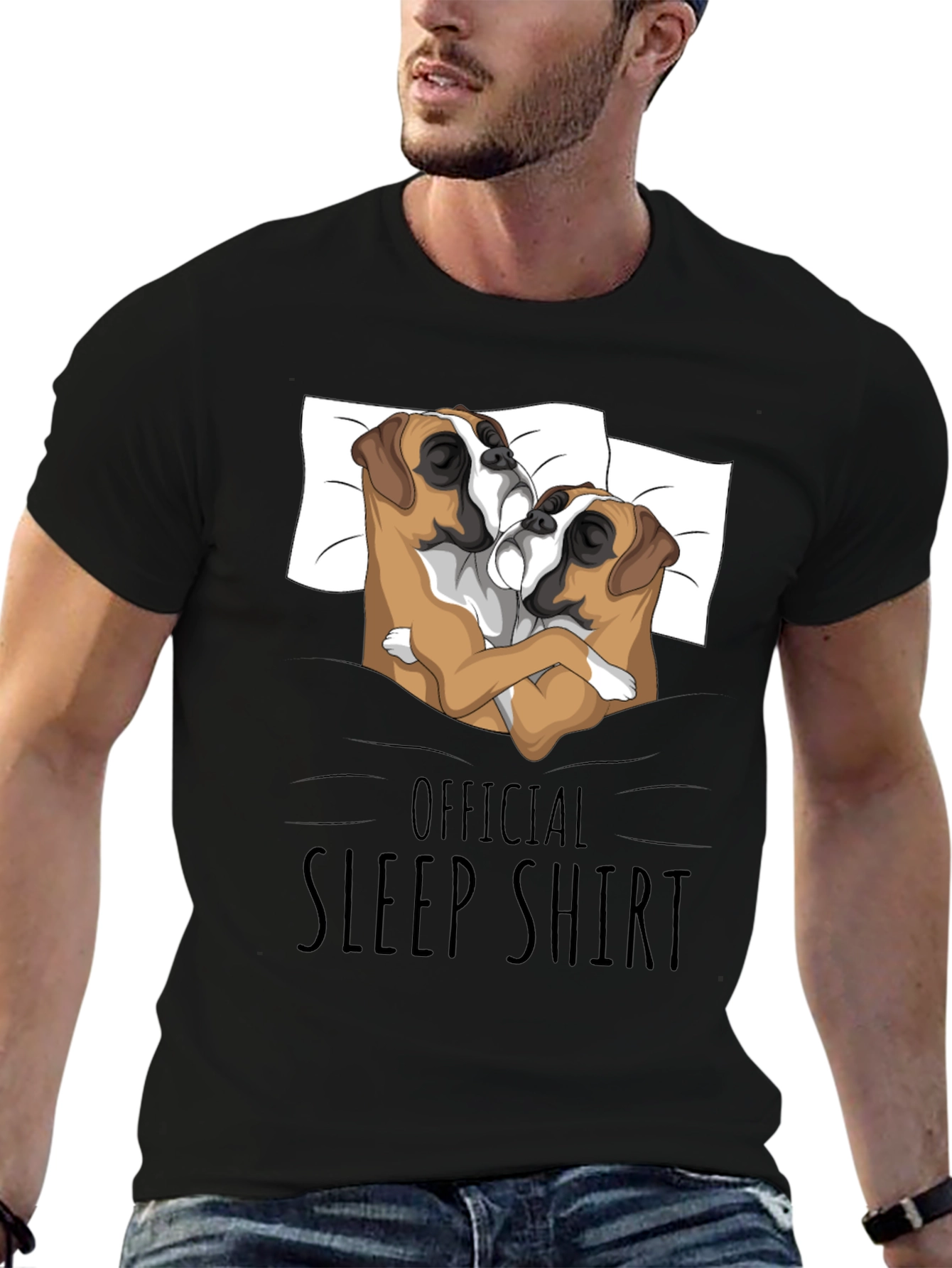 Official Boxer Dog Sleep Shirt