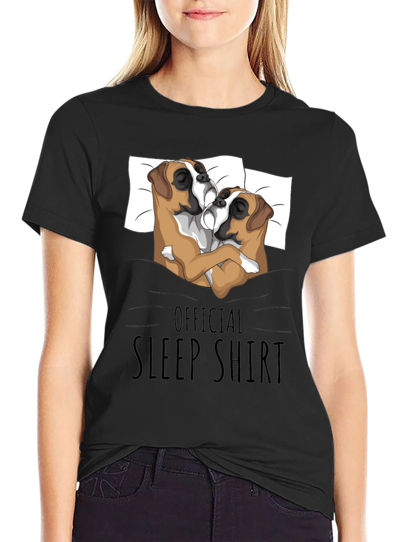 Official Boxer Dog Sleep Shirt
