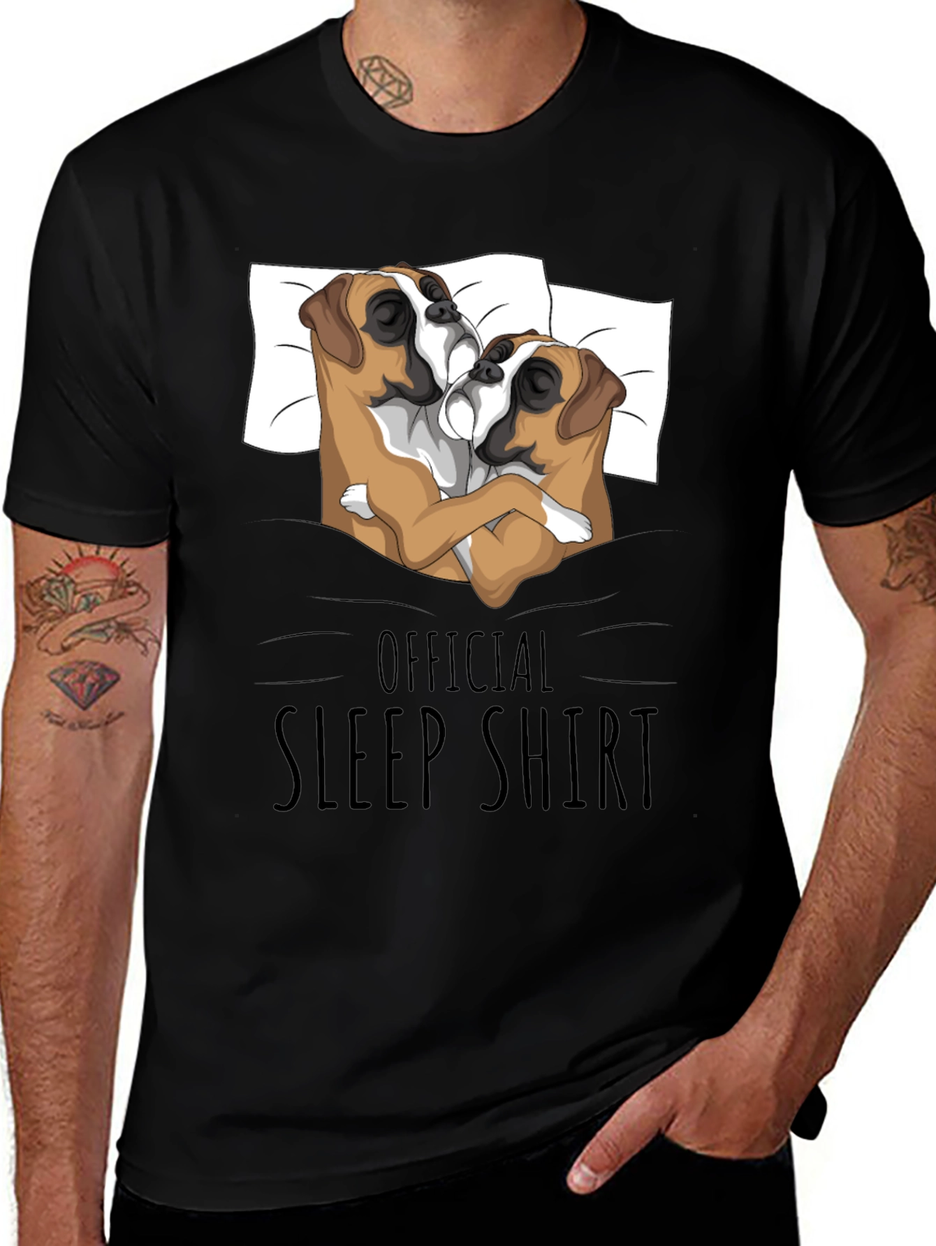 Official Boxer Dog Sleep Shirt