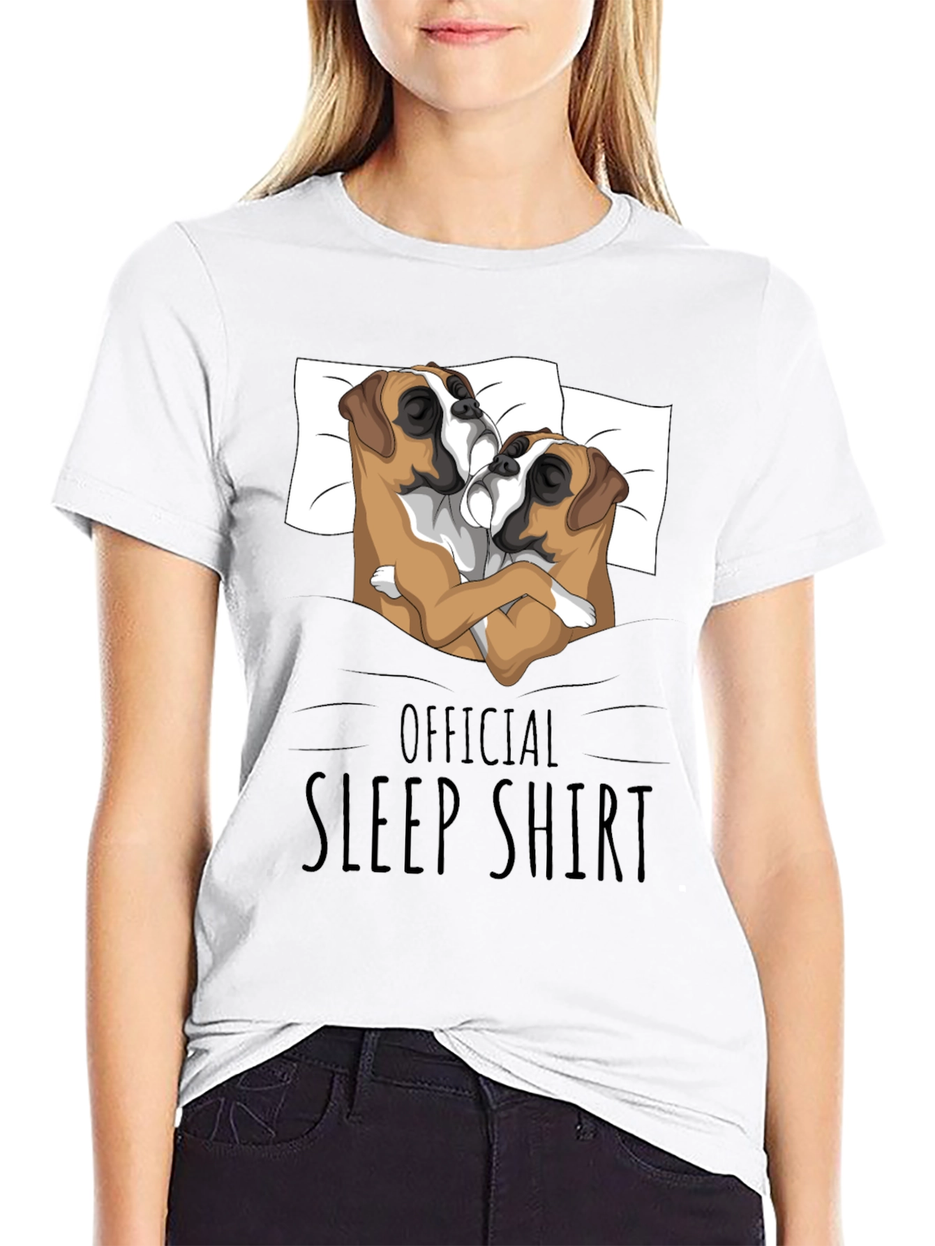 Official Boxer Dog Sleep Shirt