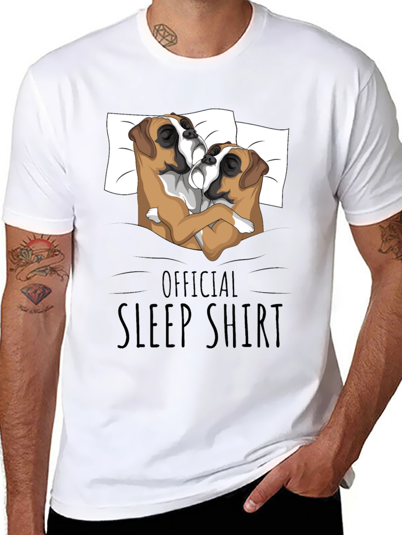 Official Boxer Dog Sleep Shirt