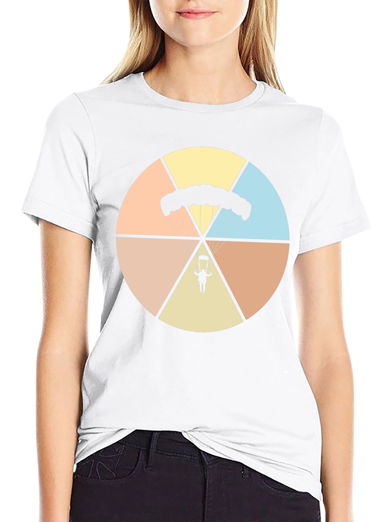Parachute Graphic Tee - Skydiving T-Shirt