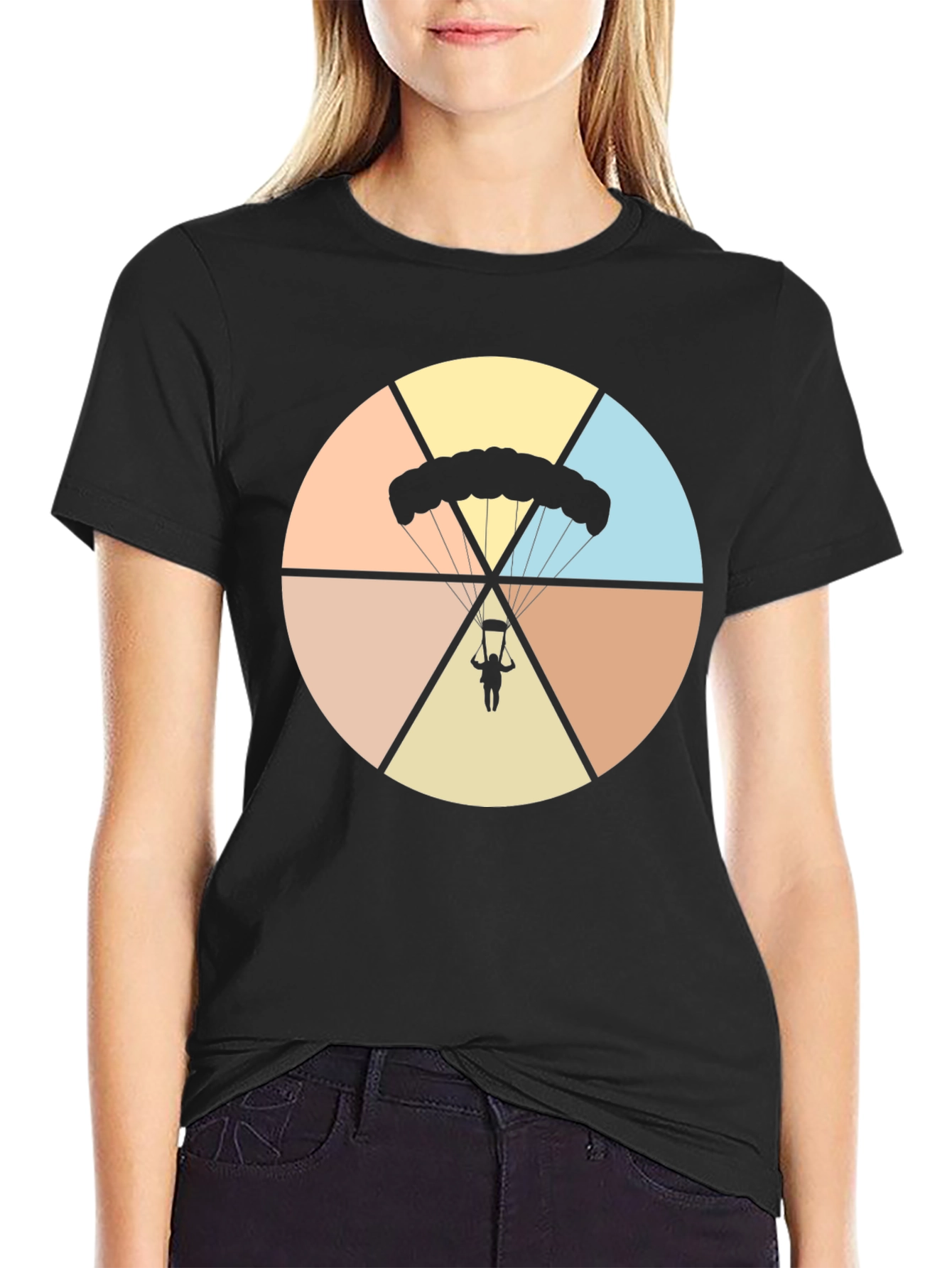 Parachute Graphic Tee - Skydiving T-Shirt