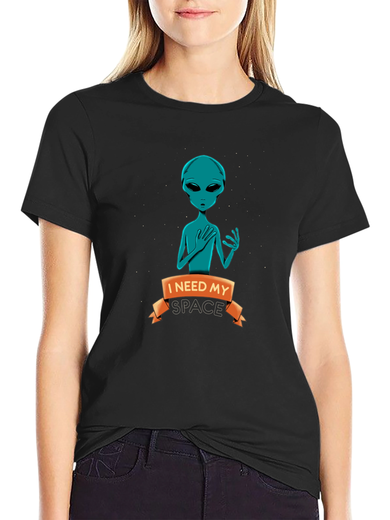 I Need My Space Alien Graphic Tee