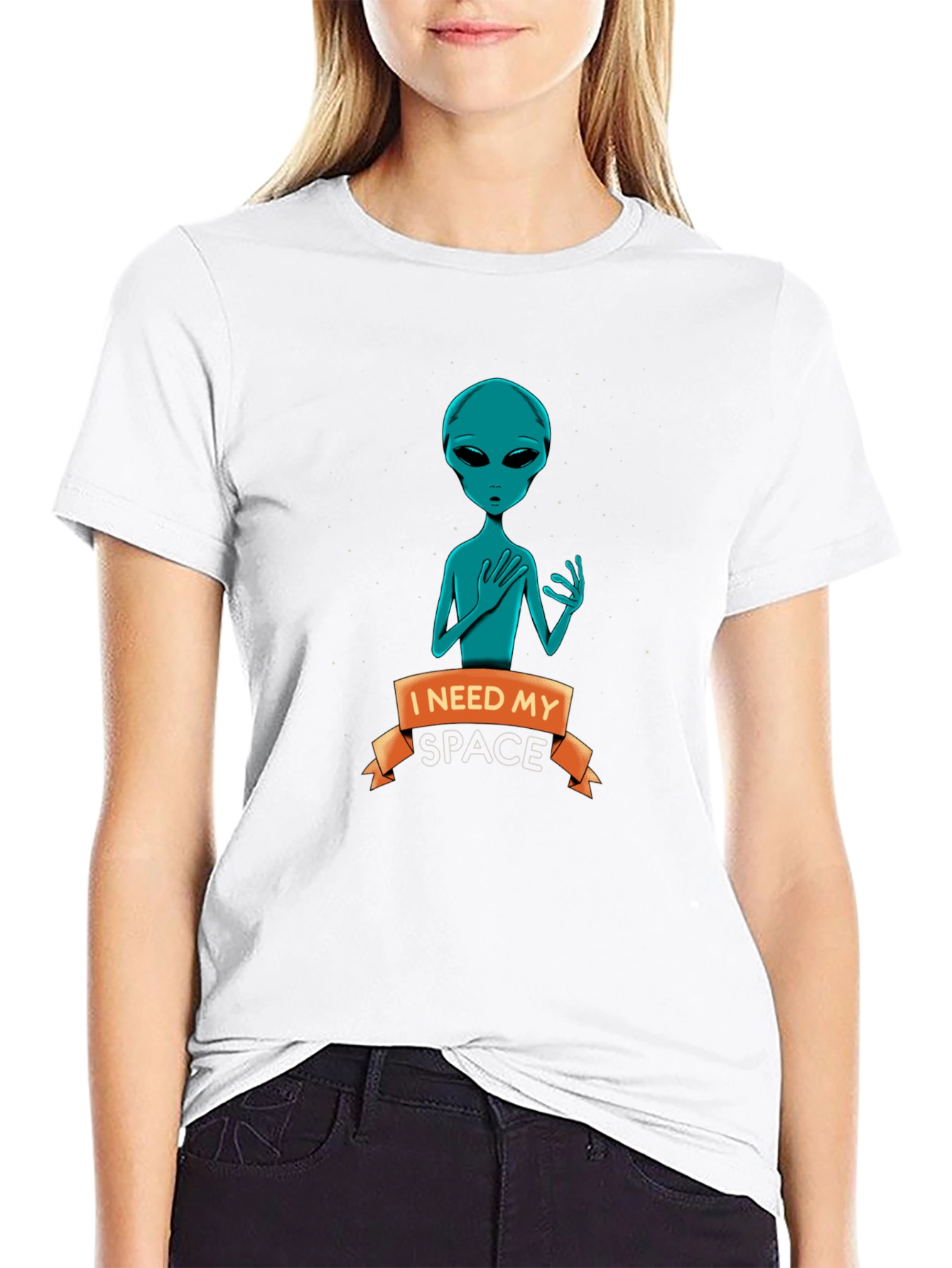 I Need My Space Alien Graphic Tee