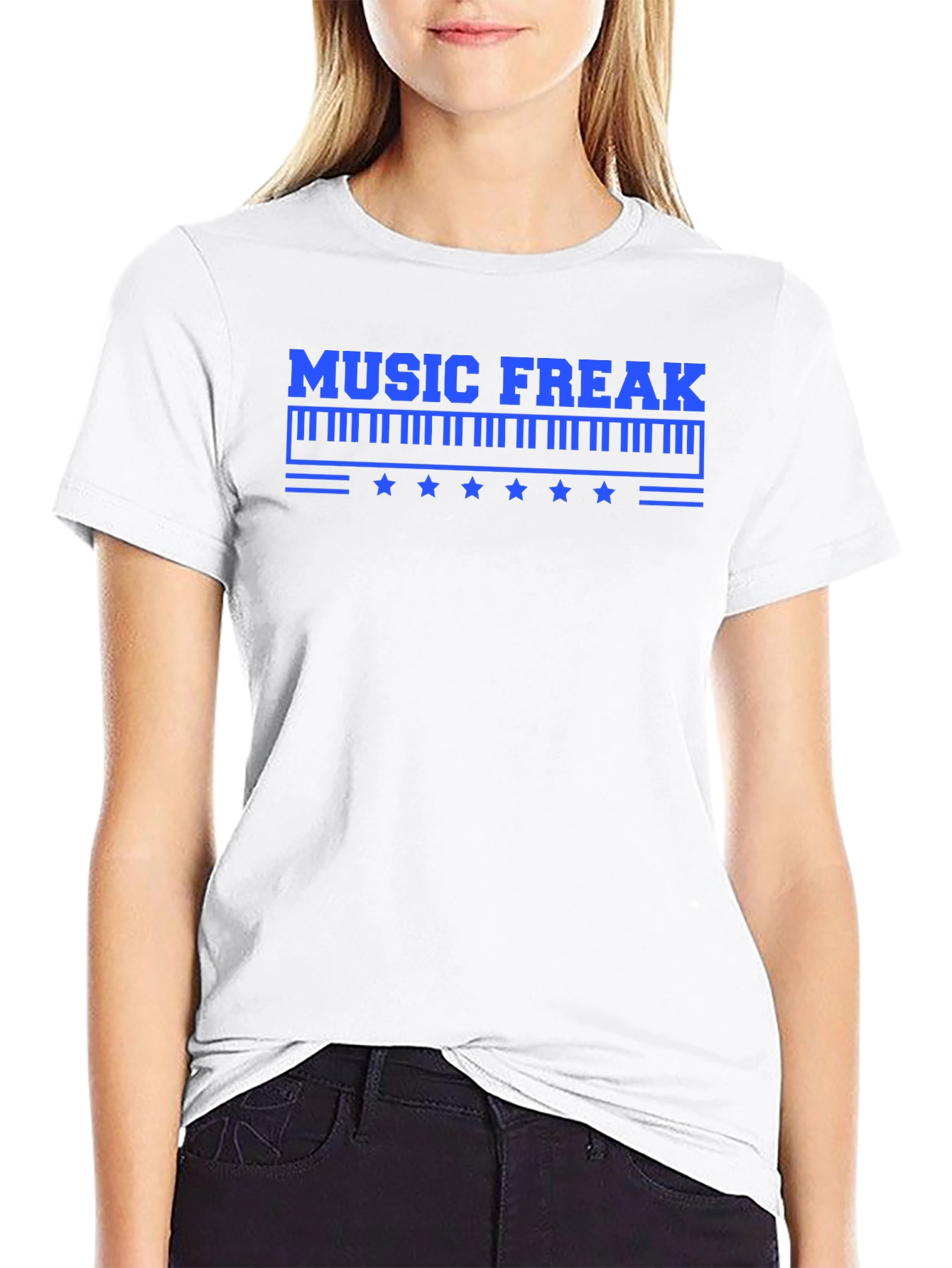 Music Freak Graphic Tee - Black