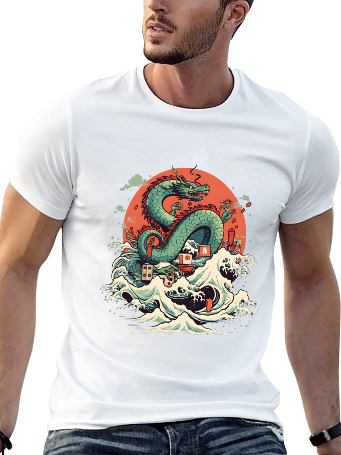Dragon Wave Graphic Tee