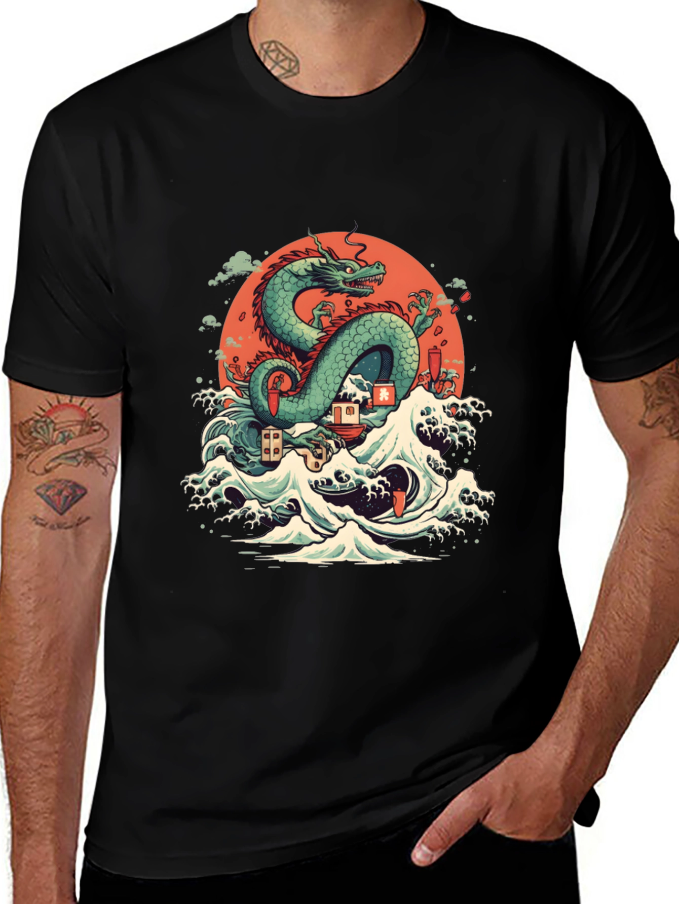 Dragon Wave Graphic Tee