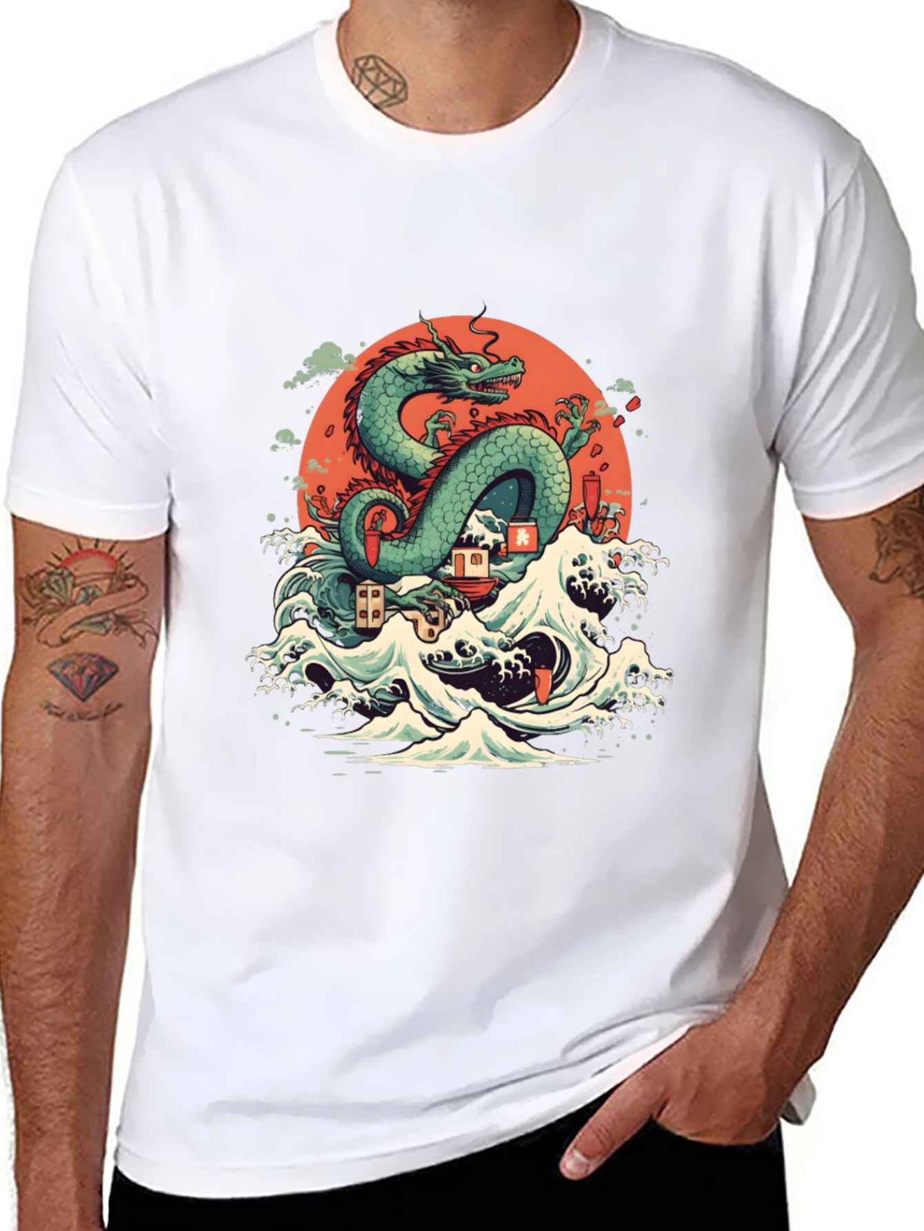 Dragon Wave Graphic Tee