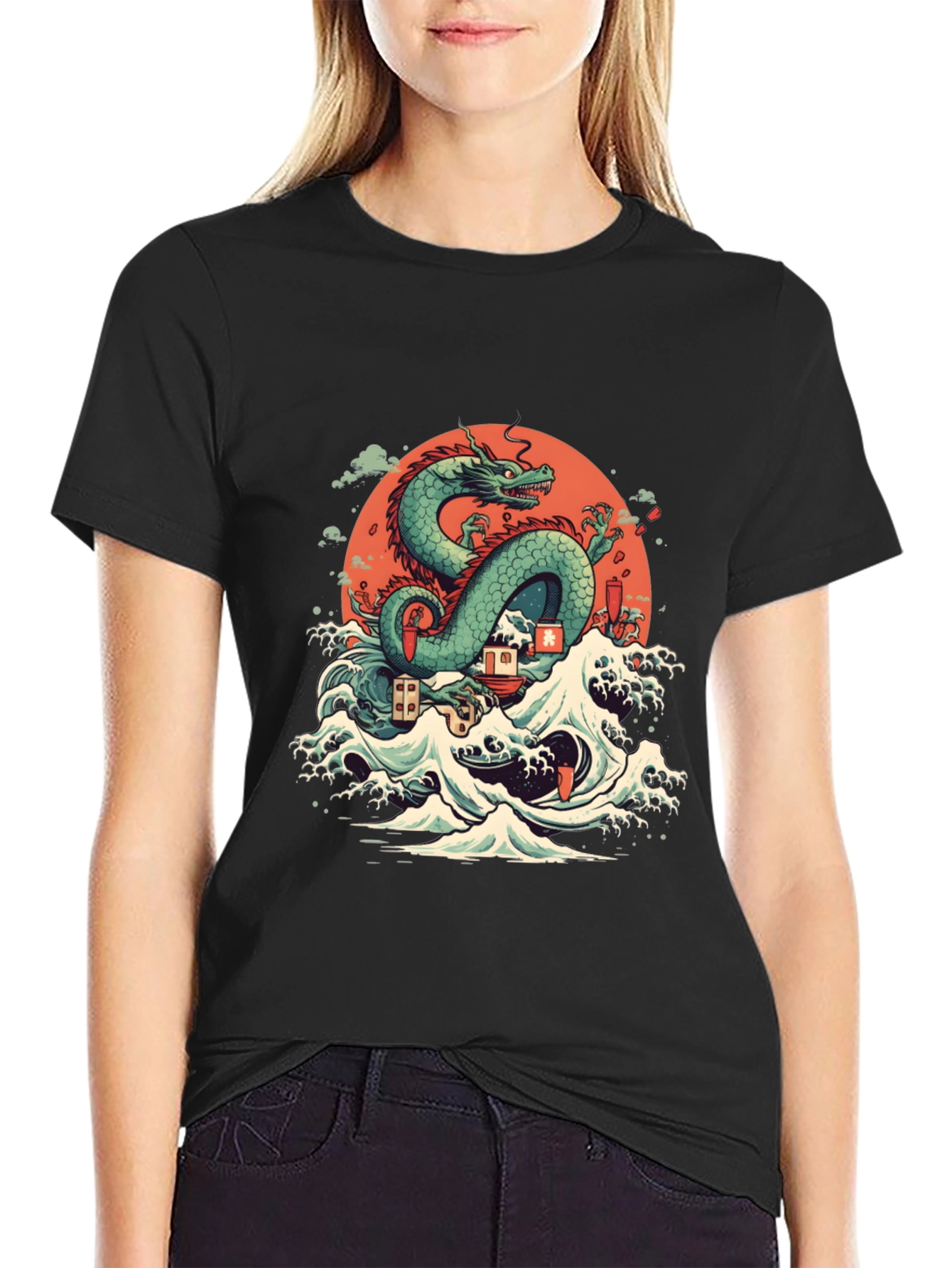 Dragon Wave Graphic Tee