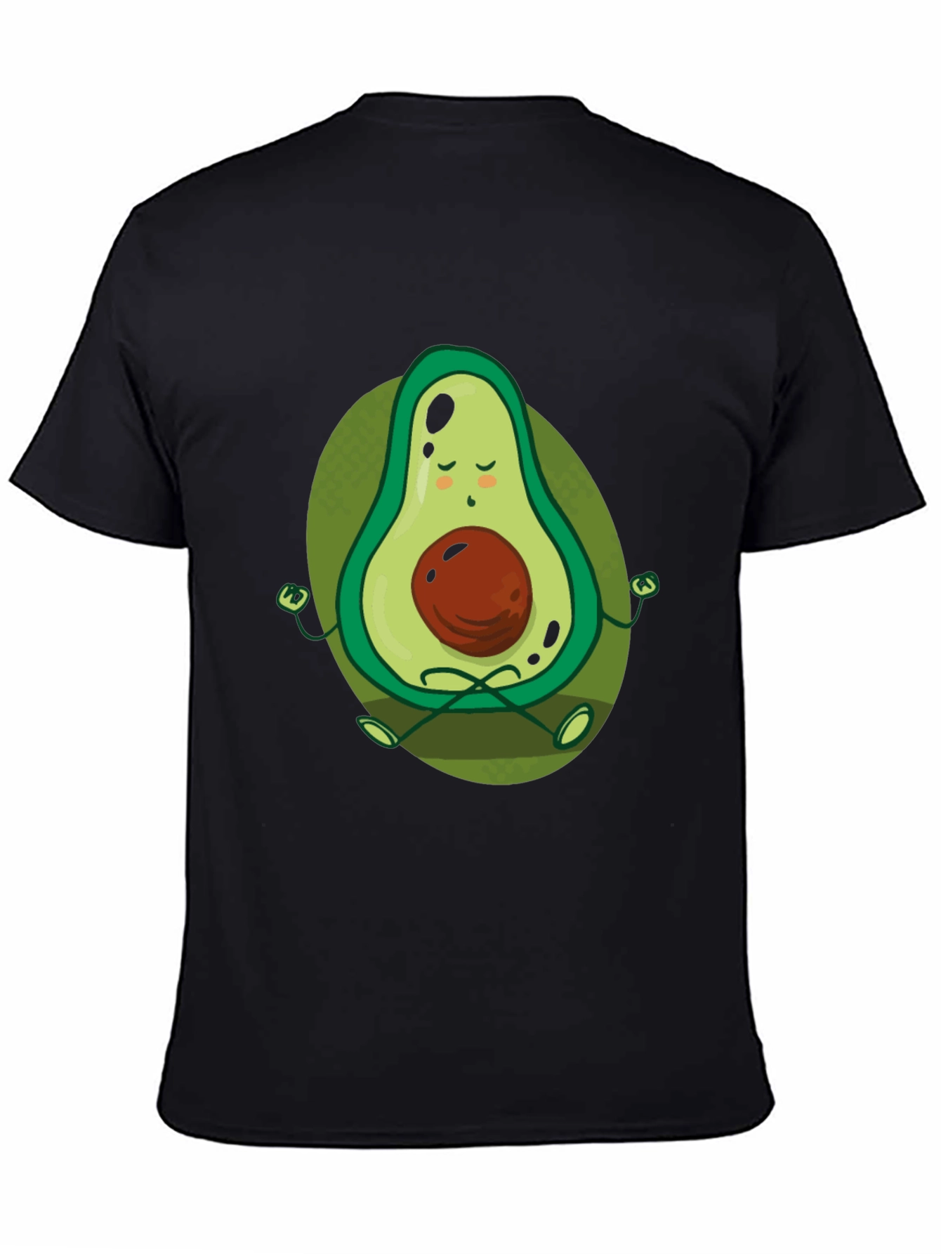 Zen Avocado Meditation T-Shirt - Relaxed Fit