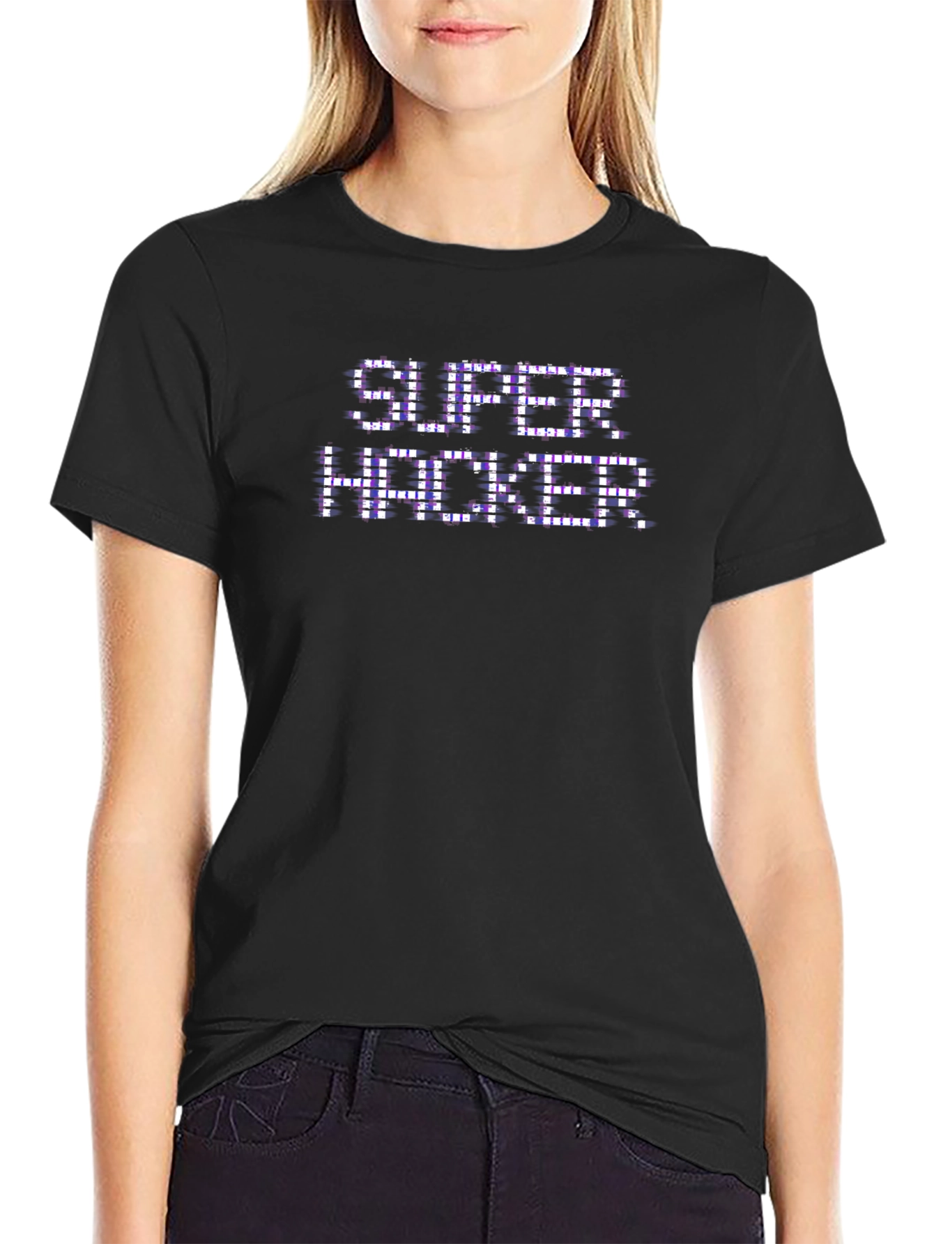 Super Hacker Graphic T-Shirt - Novelty Tee
