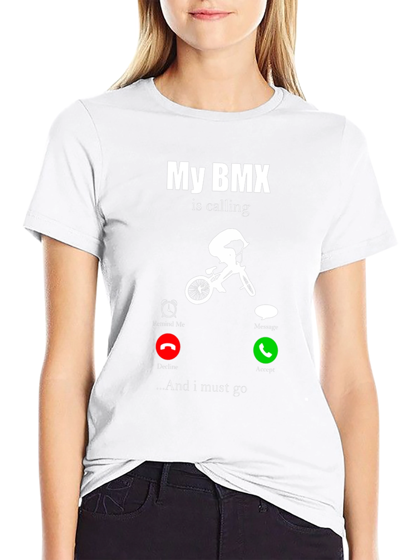 My BMX is Calling T-Shirt - Biker Gift