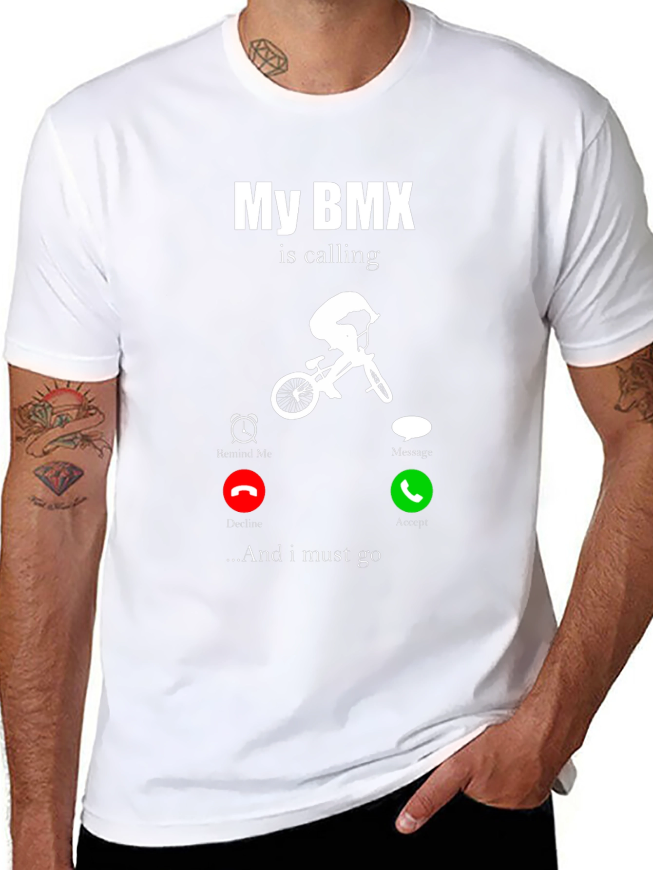 My BMX is Calling T-Shirt - Biker Gift