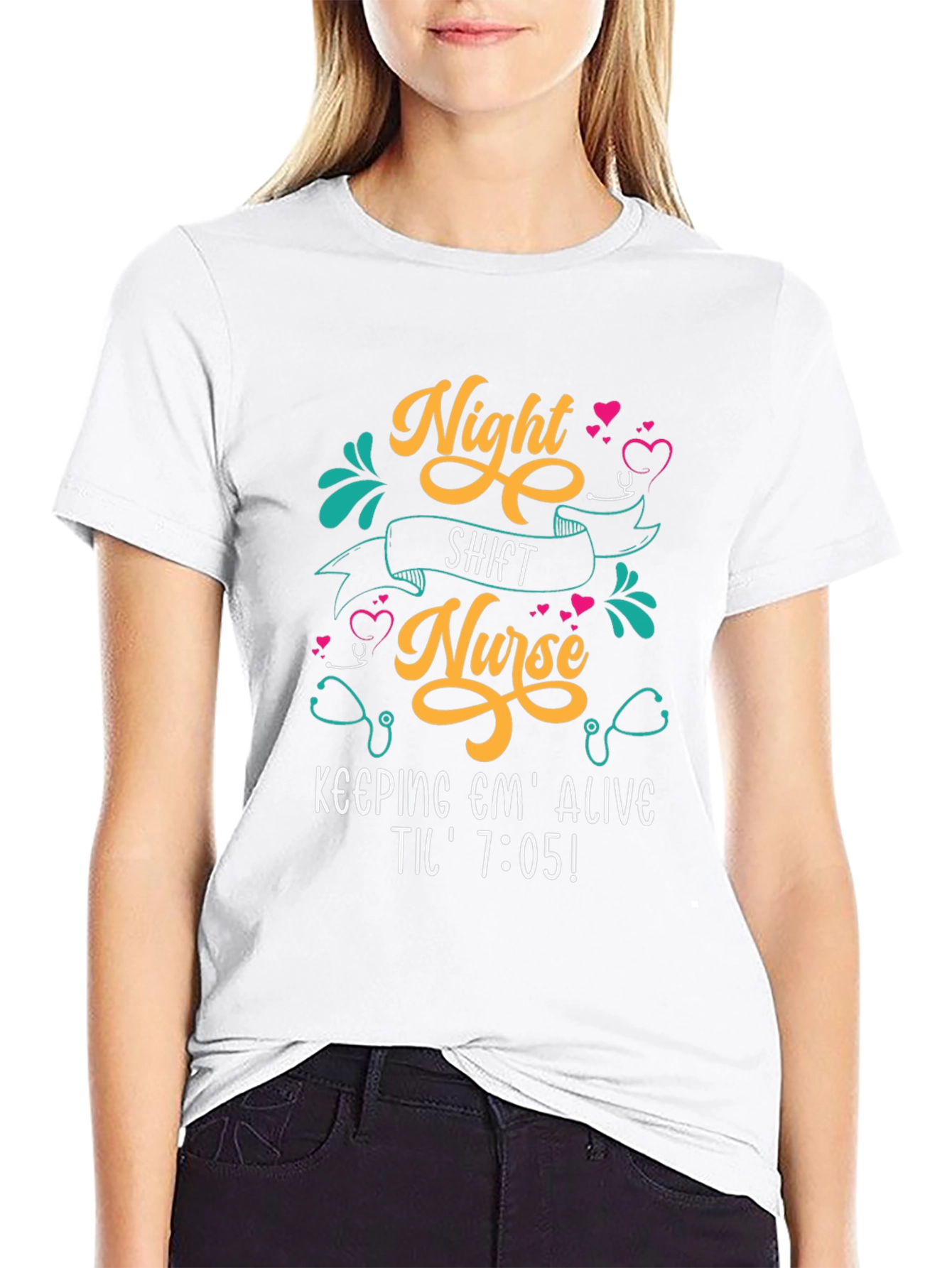 Night Shift Nurse Graphic Tee
