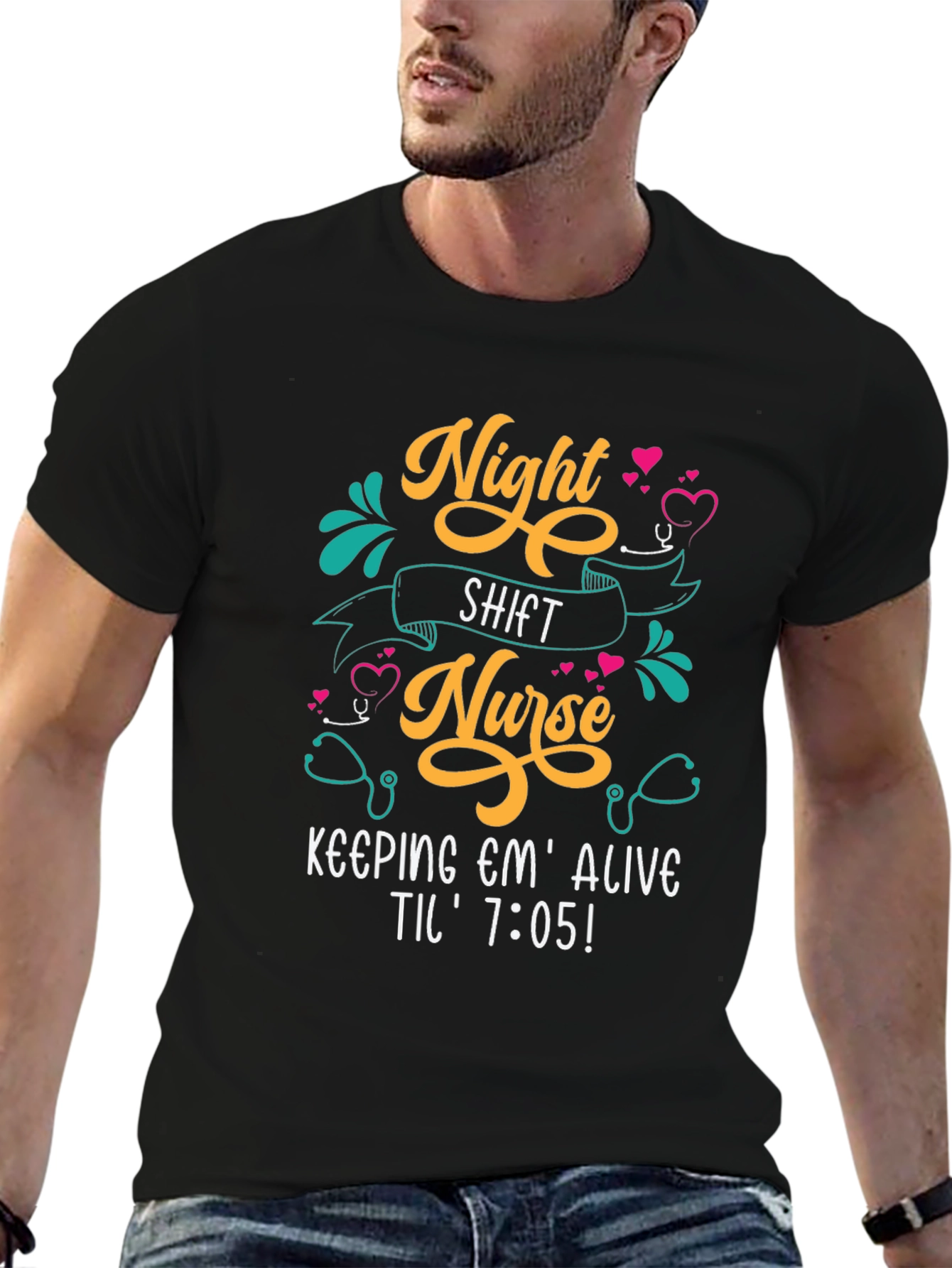 Night Shift Nurse Graphic Tee