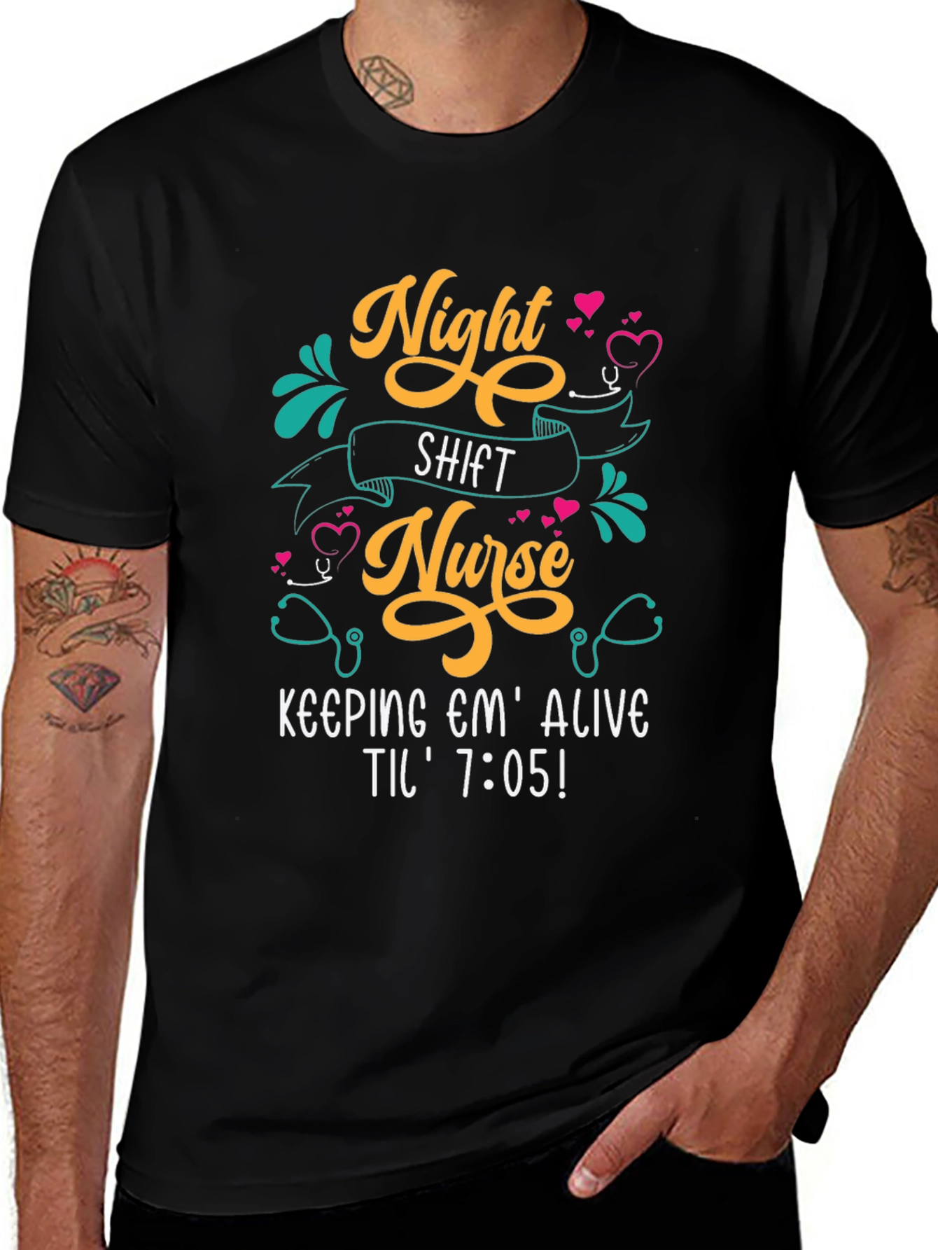 Night Shift Nurse Graphic Tee