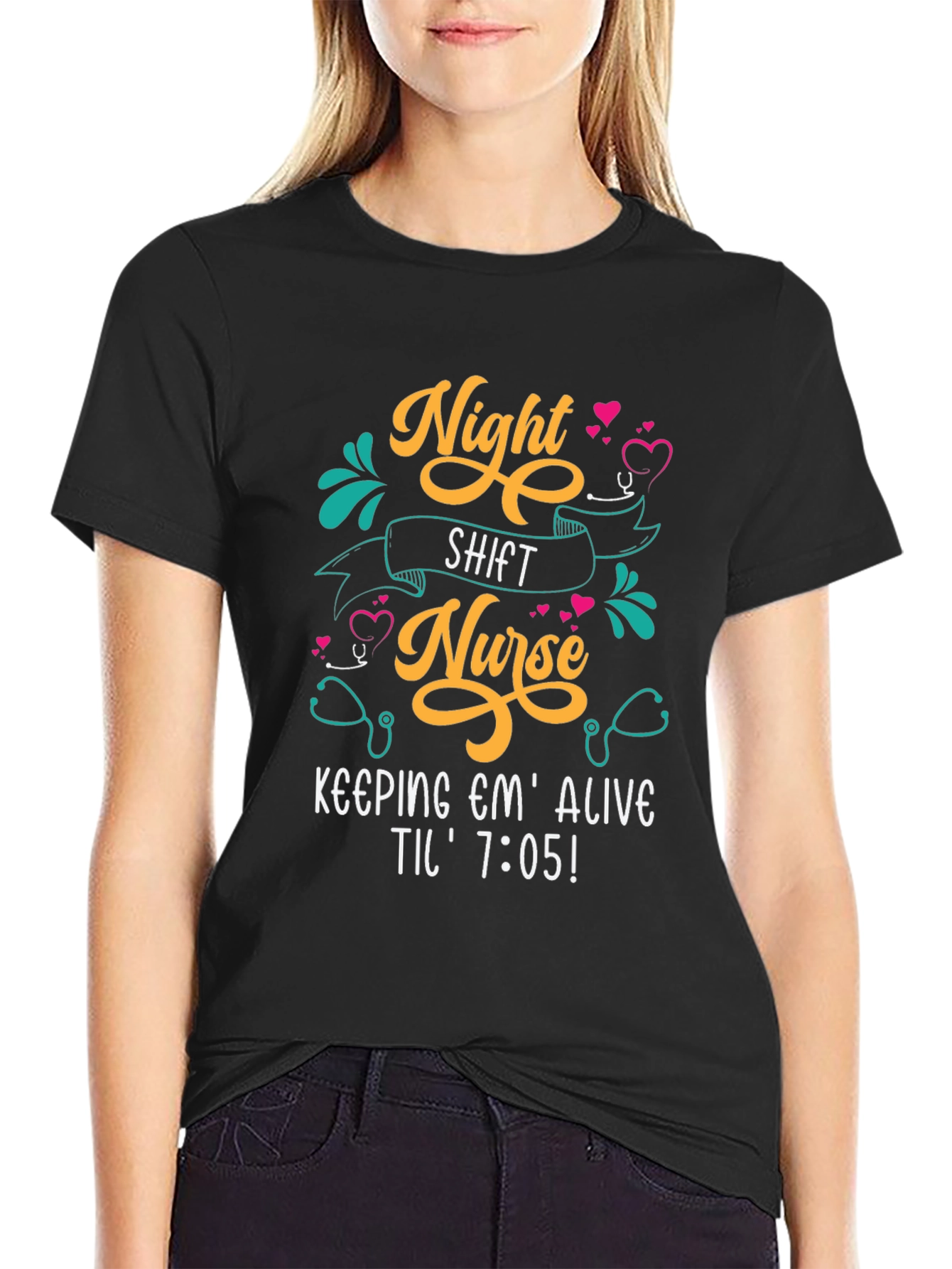 Night Shift Nurse Graphic Tee