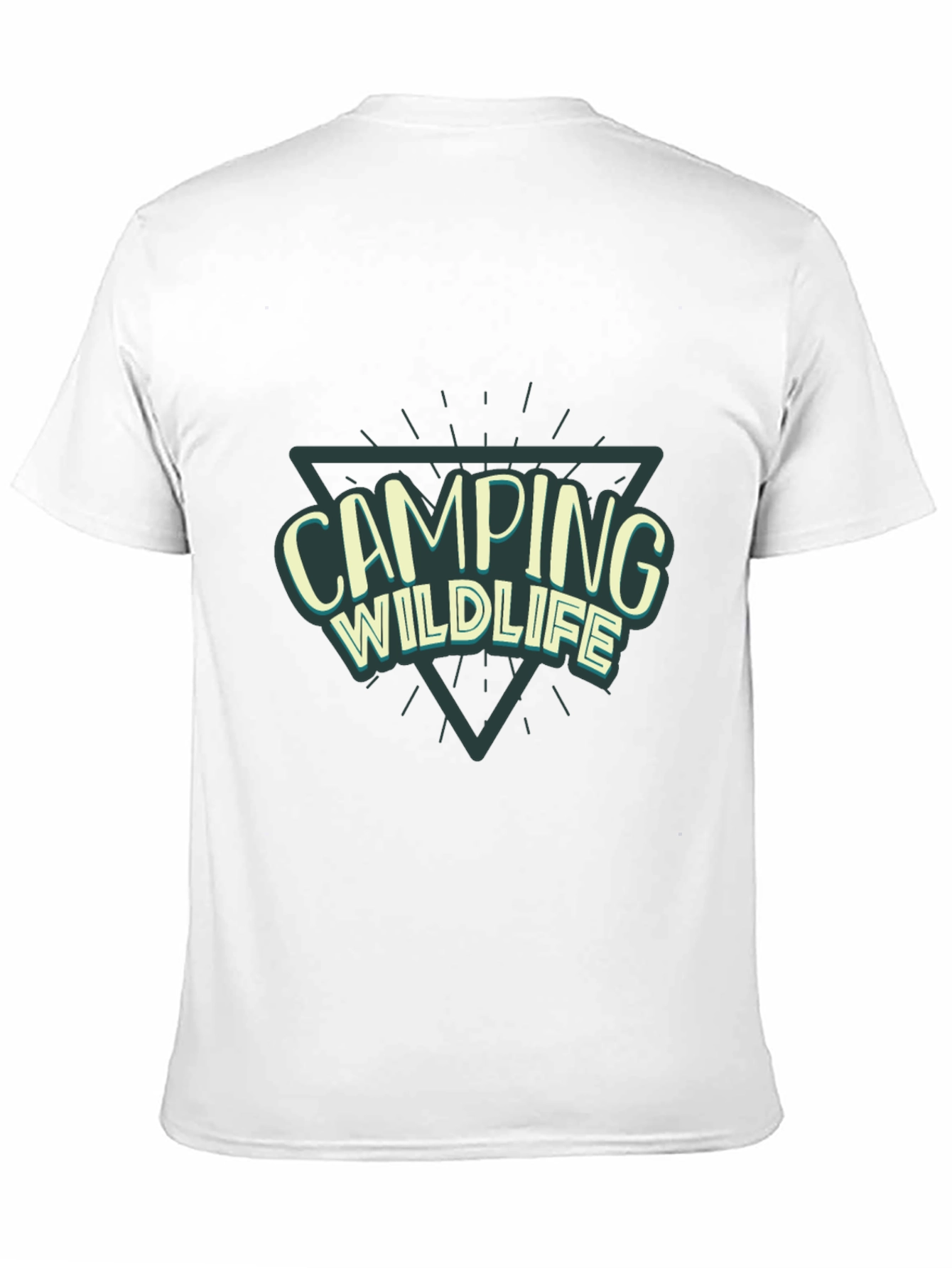 Camping Wildlife Graphic Tee - Black