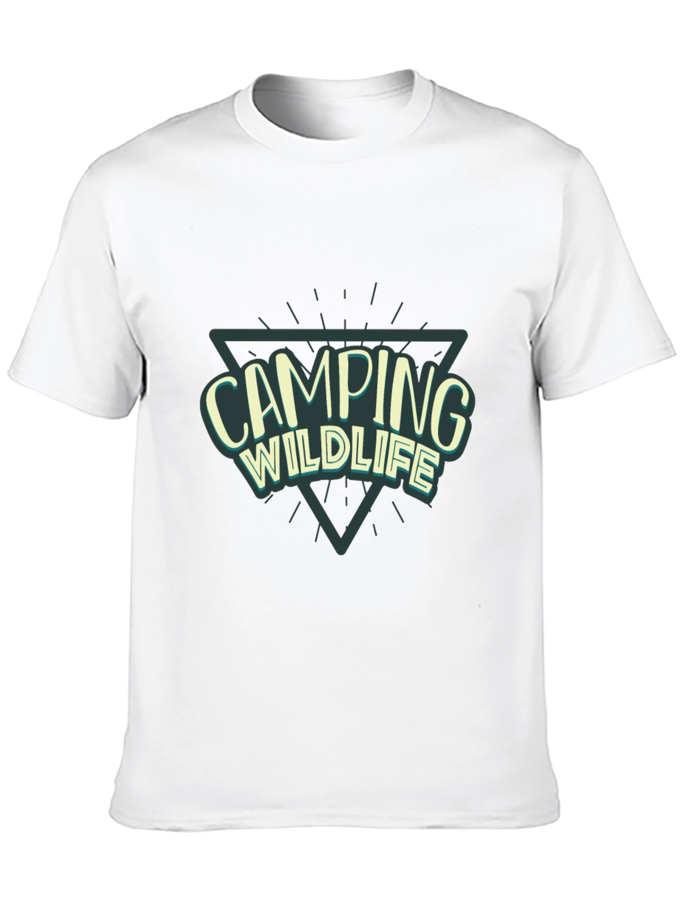 Camping Wildlife Graphic Tee - Black