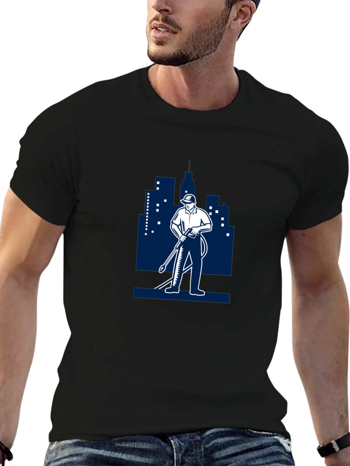 Power Washer Graphic Tee - Black