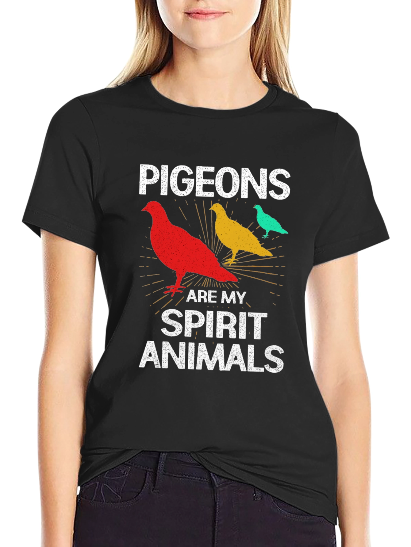 Pigeons are My Spirit Animals Graphic T-Shirt