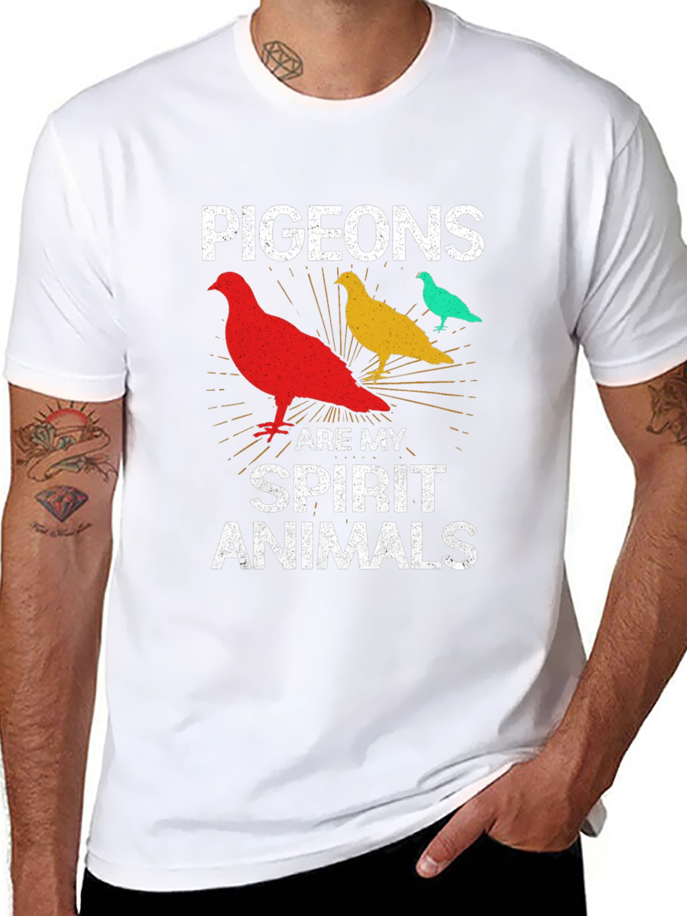 Pigeons are My Spirit Animals Graphic T-Shirt