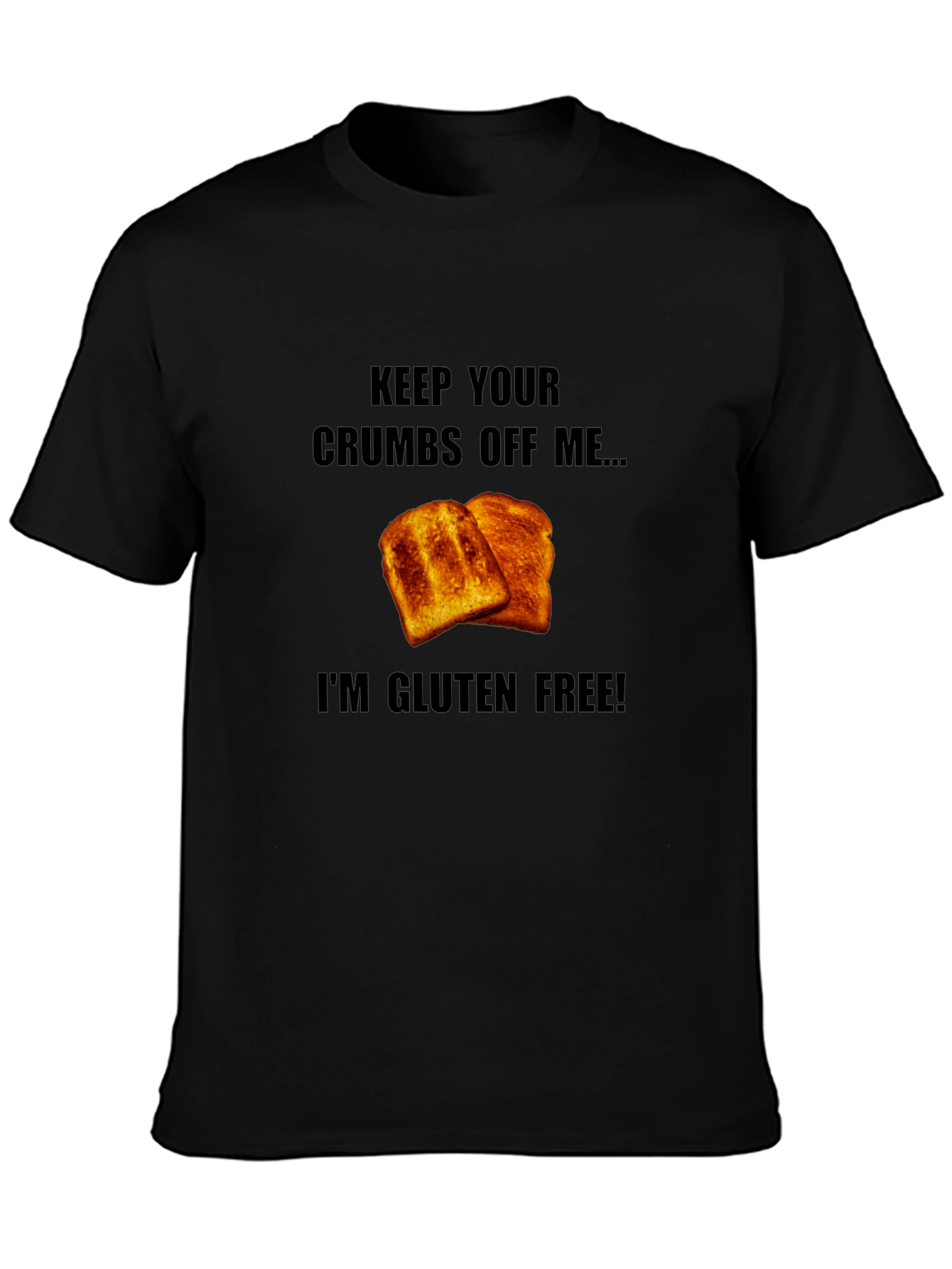 Gluten-Free Toast Graphic T-Shirt