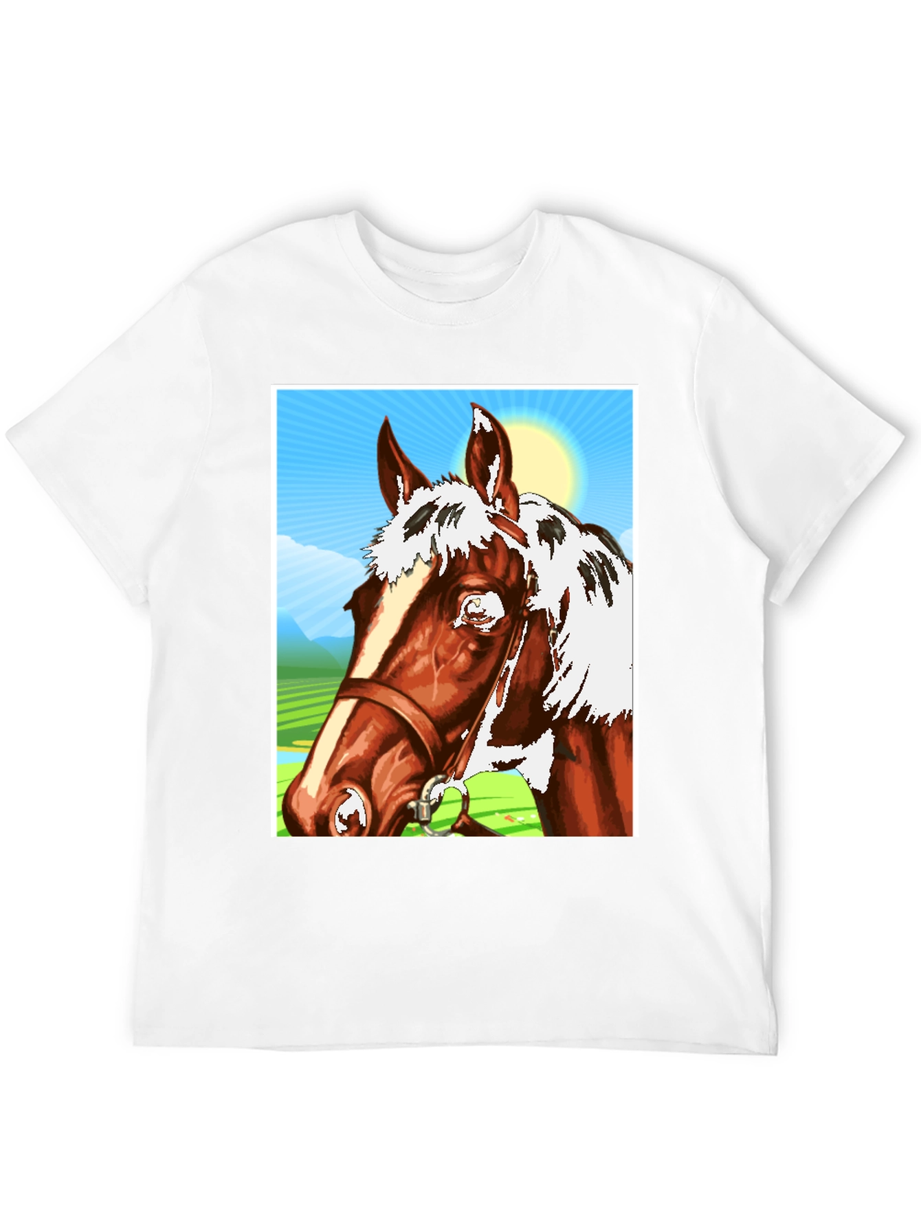 Horse Graphic T-Shirt - Equestrian Style