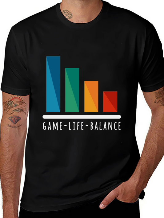Game Life Balance Graphic T-Shirt