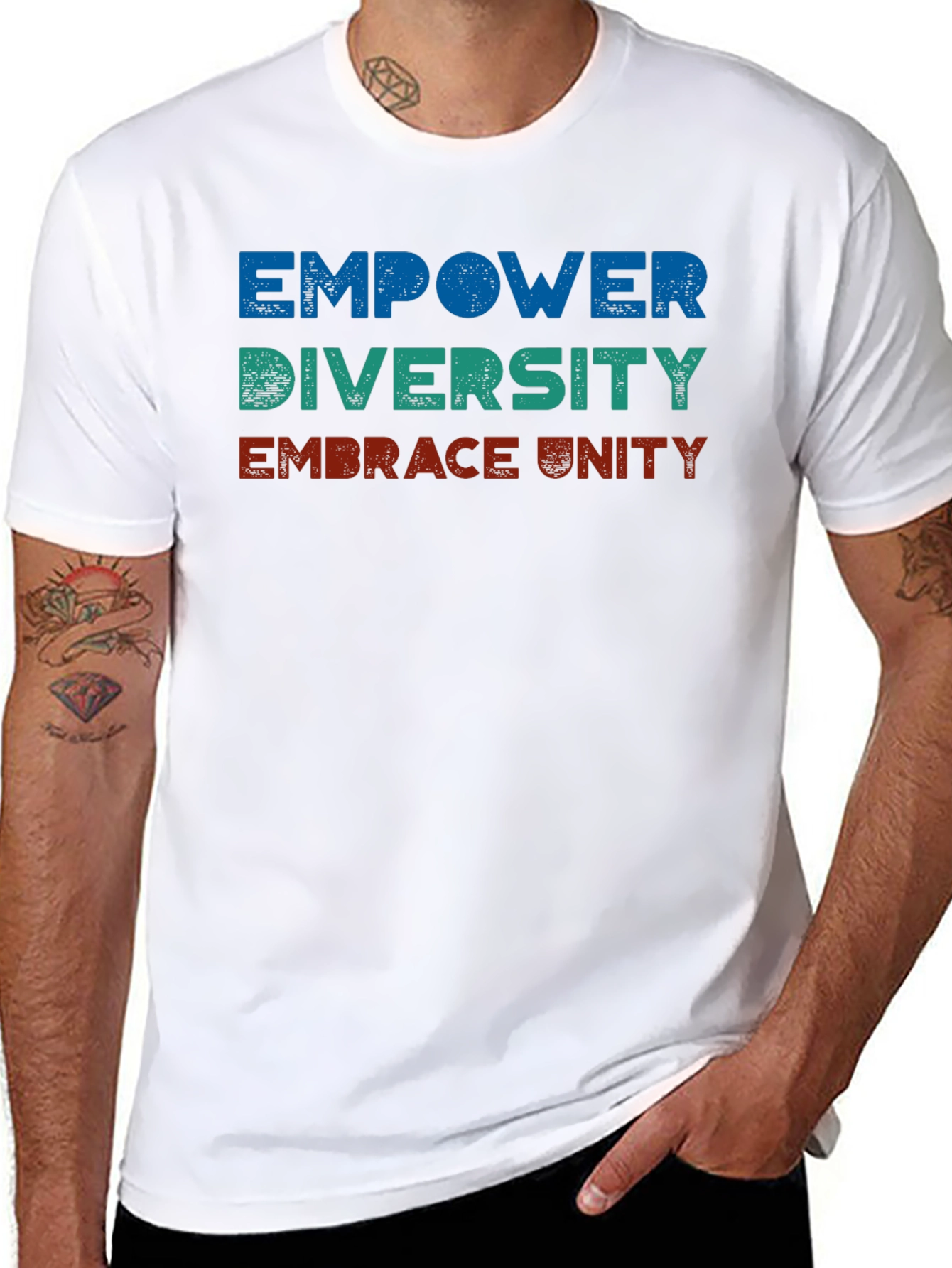 Empower Diversity Embrace Unity Graphic Tee