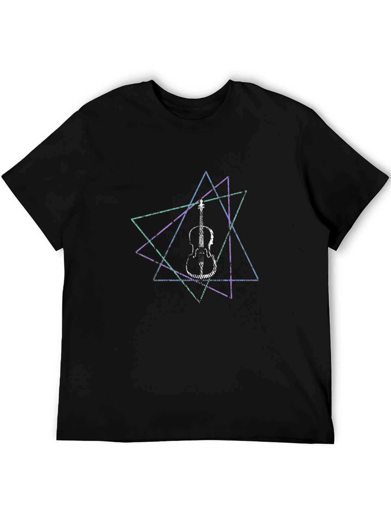 Geometric Violin T-Shirt
