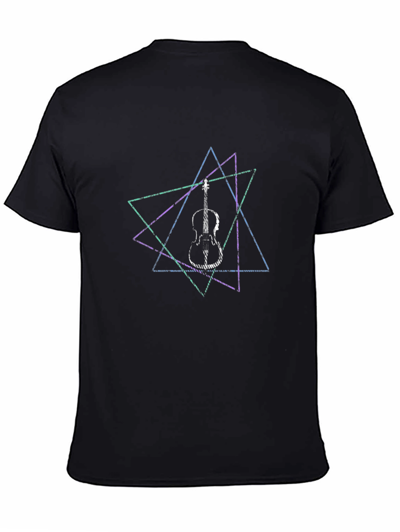 Geometric Violin T-Shirt